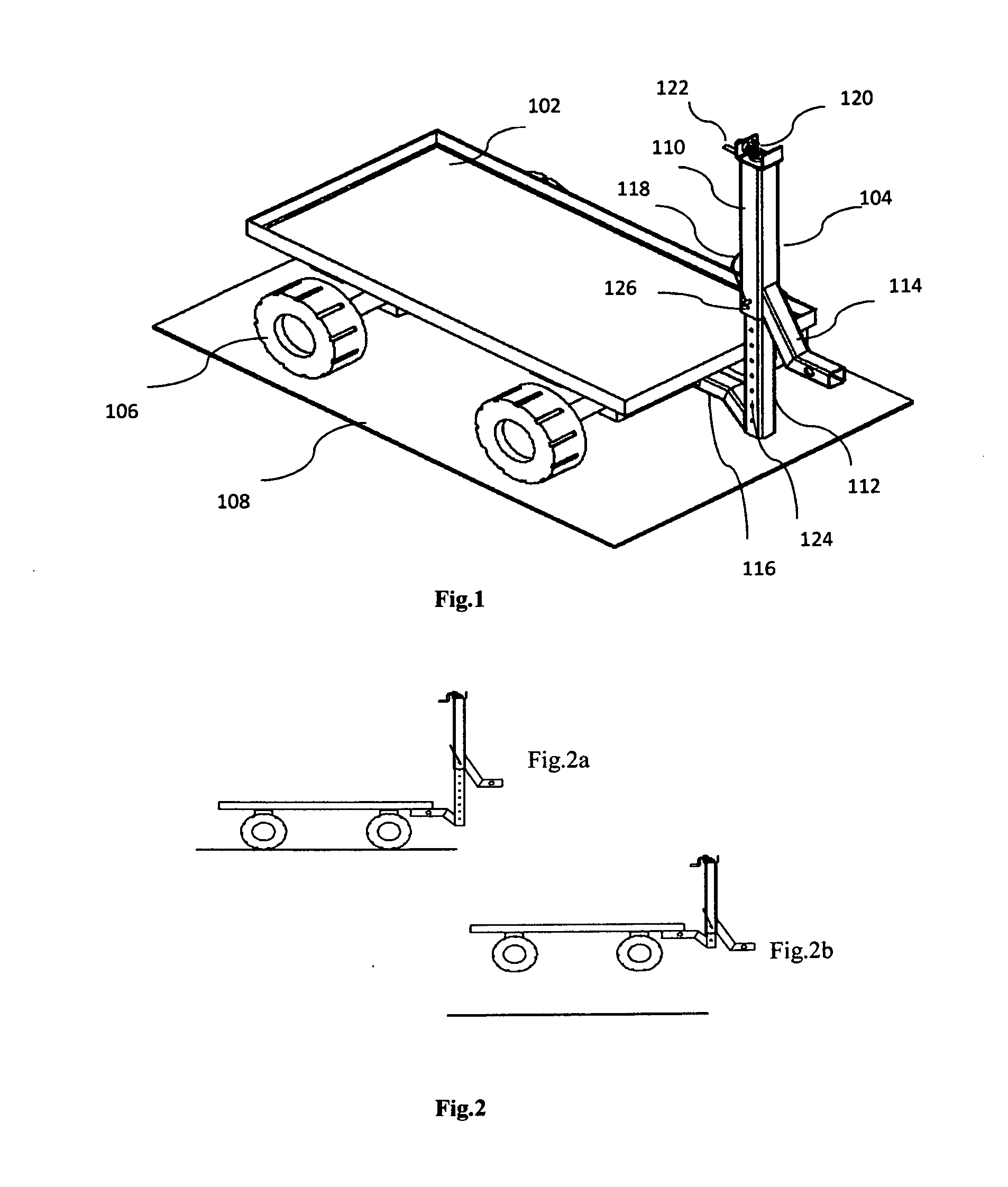 Lifting Mechanism for Cart or Platform