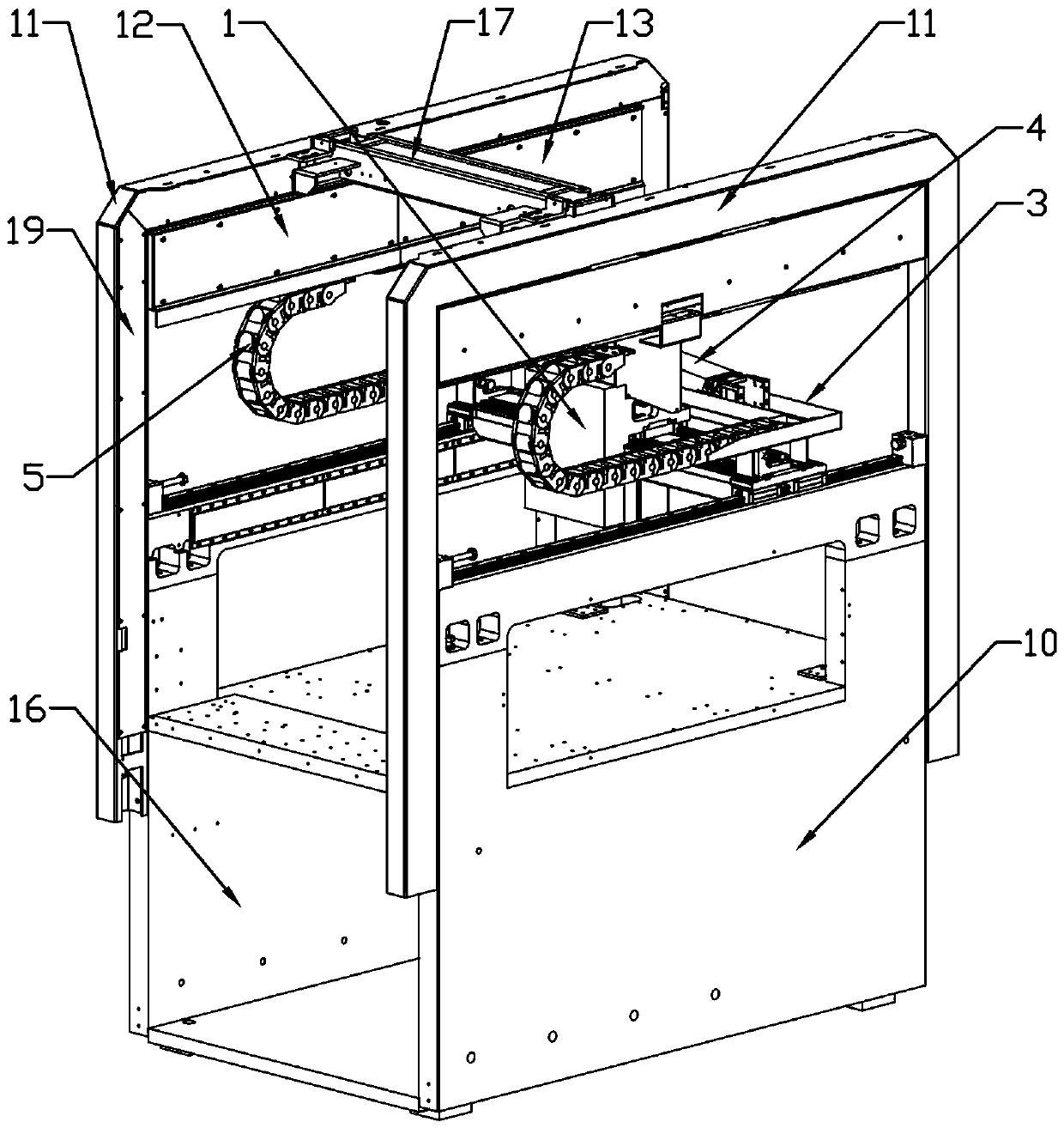 Electrical hidden wiring layout structure based on dispenser equipment