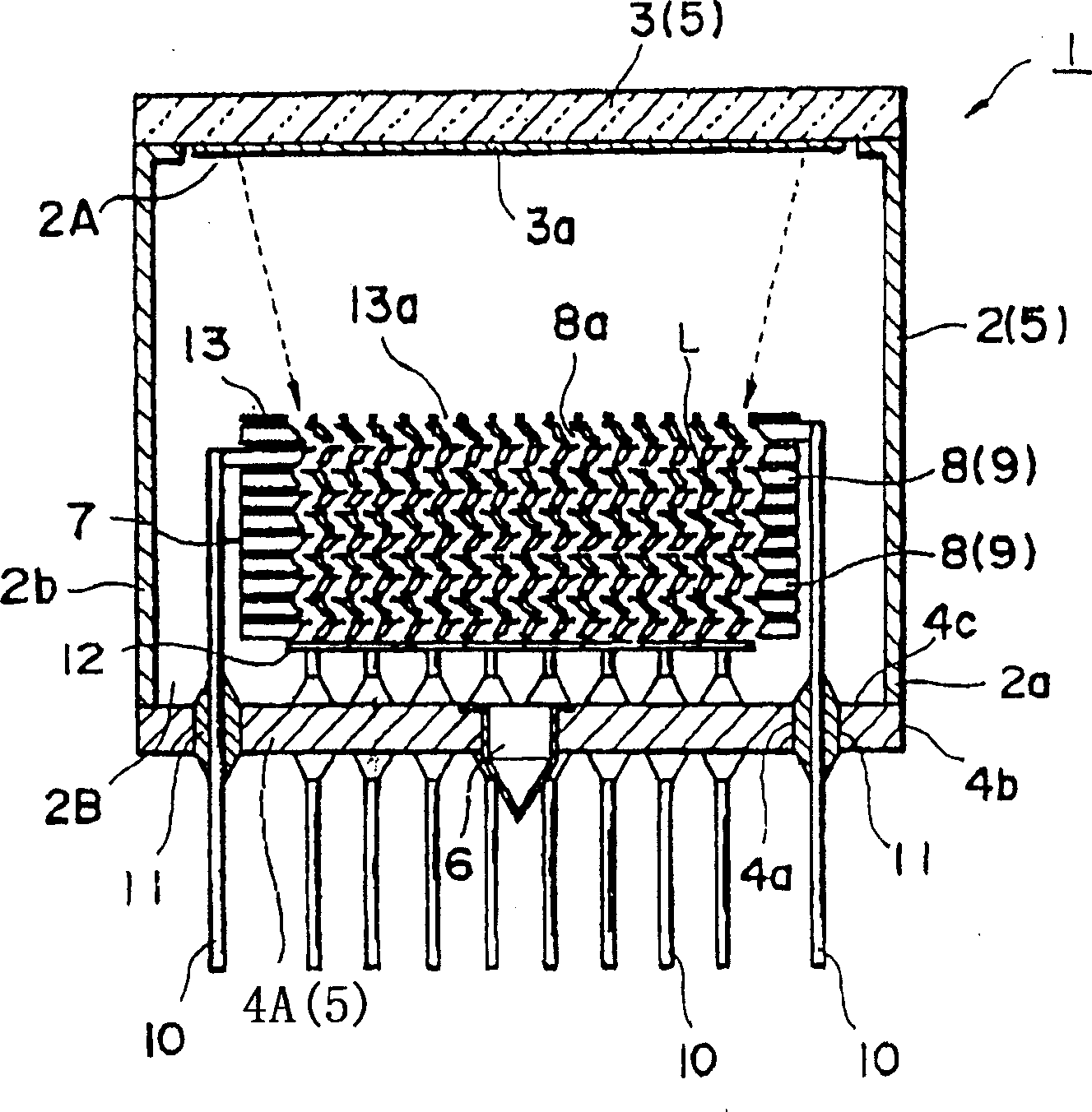 Photomultiplier and radiation sensor