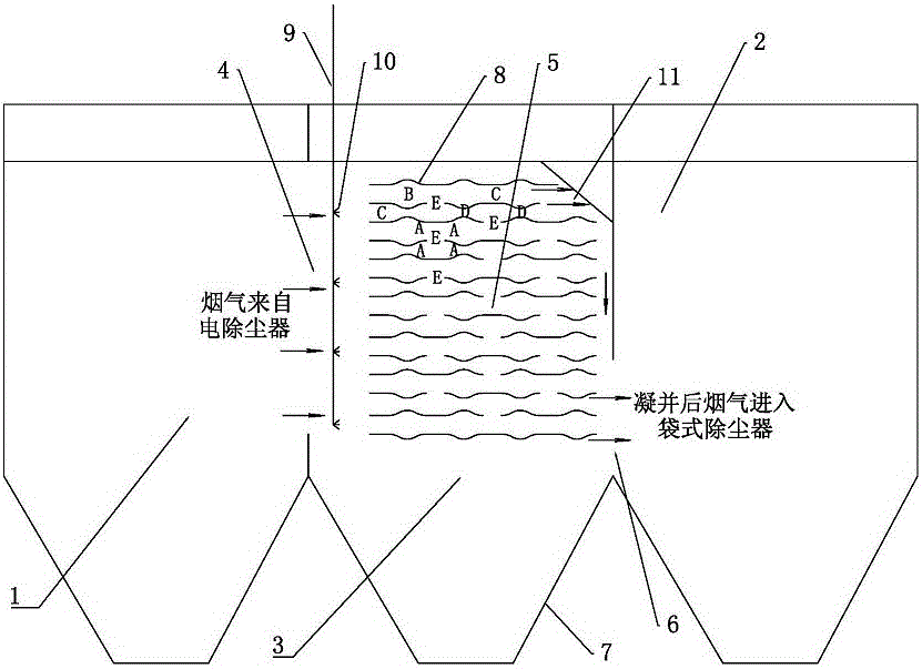 Joining type variable speed ultrafine particle coagulation tank