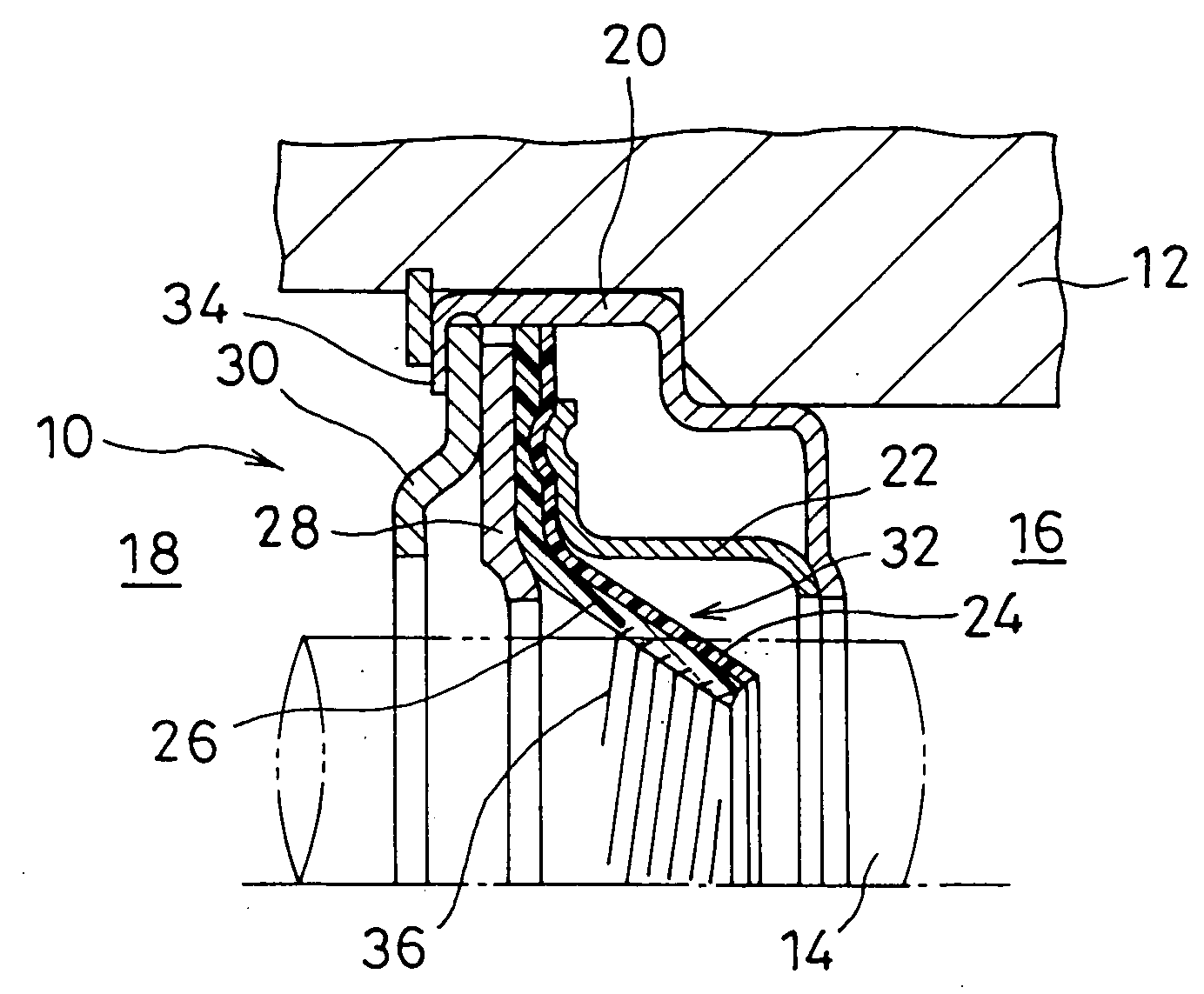 Lip-type high pressure seal