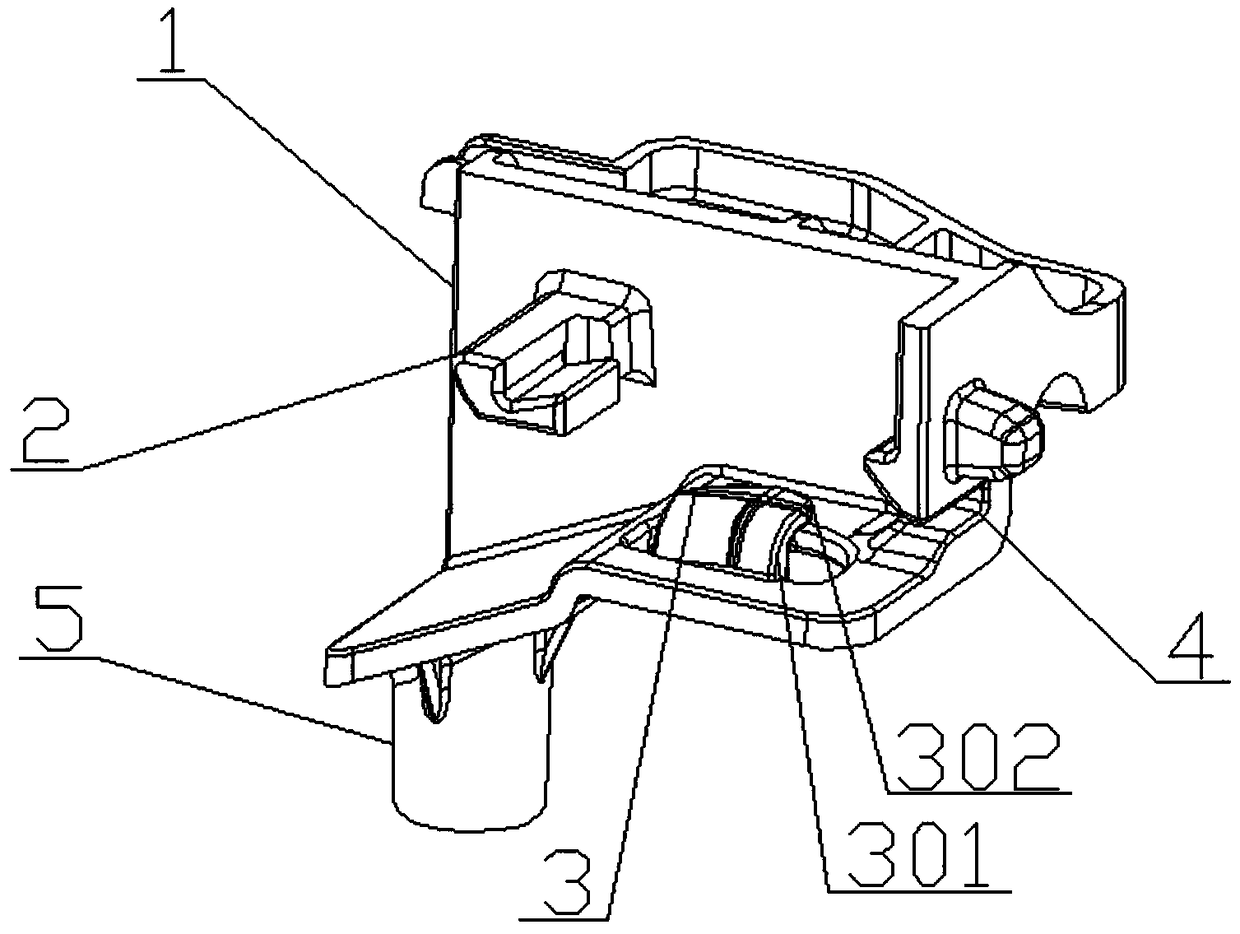 A detachable sunshade guide device