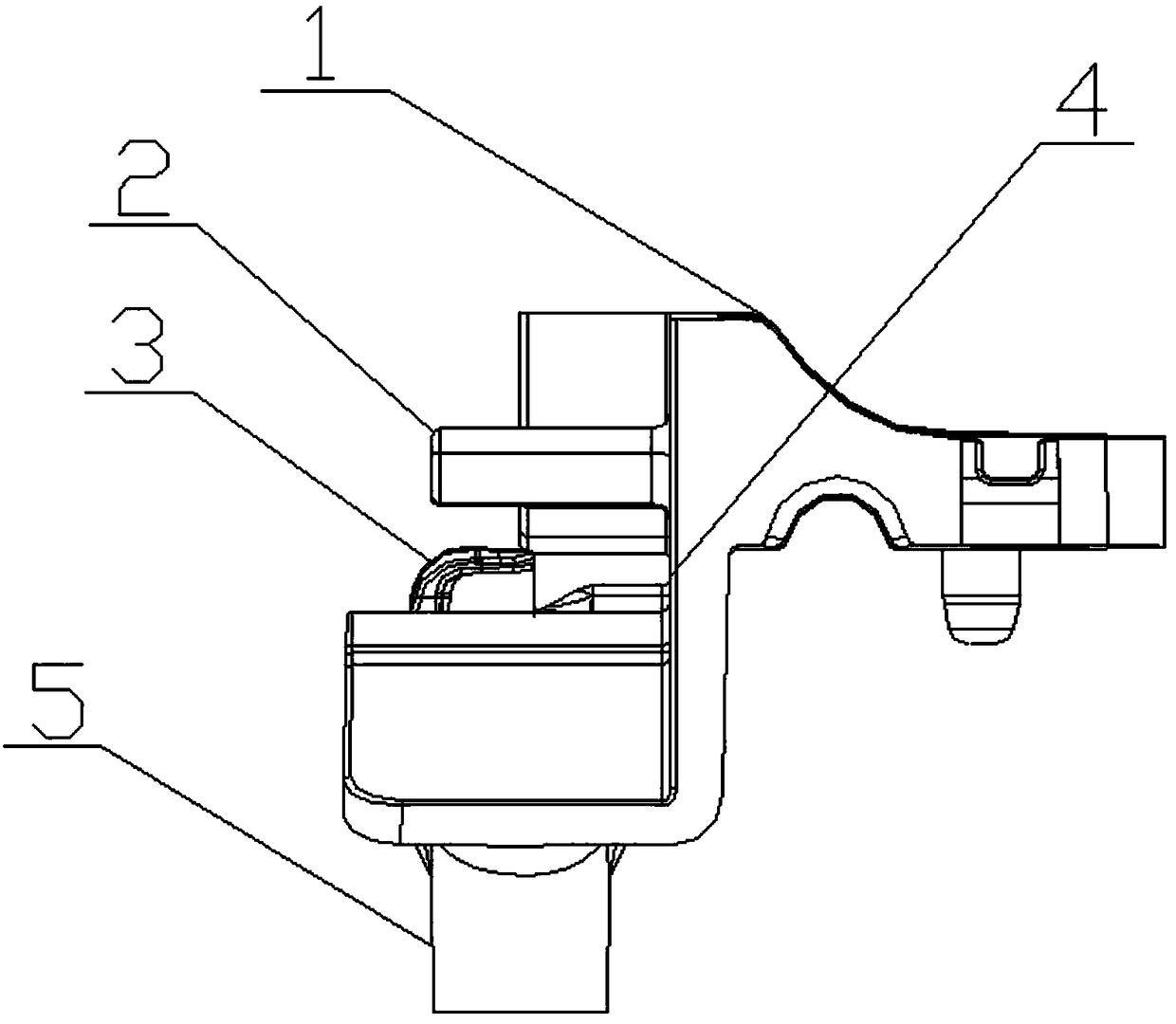 A detachable sunshade guide device