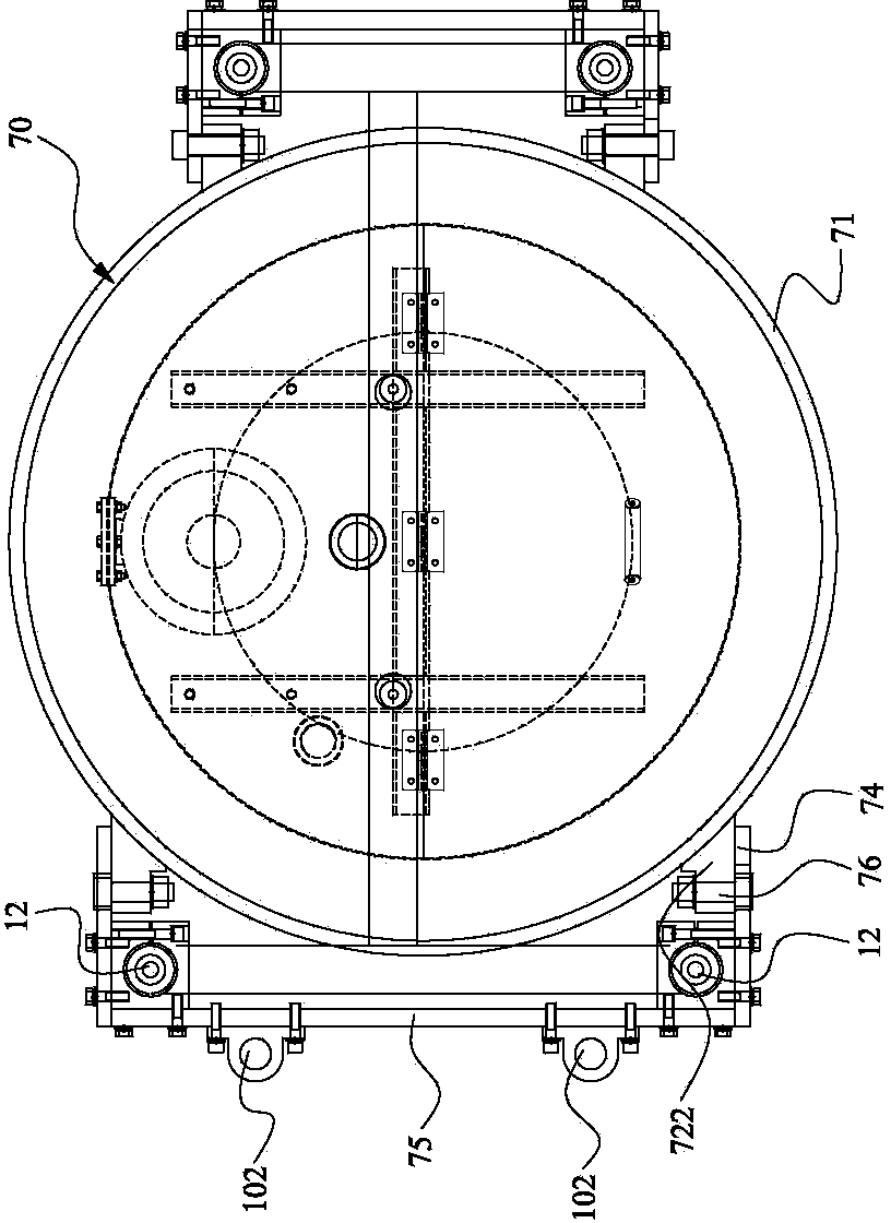 Viscous material quantitative filling machine