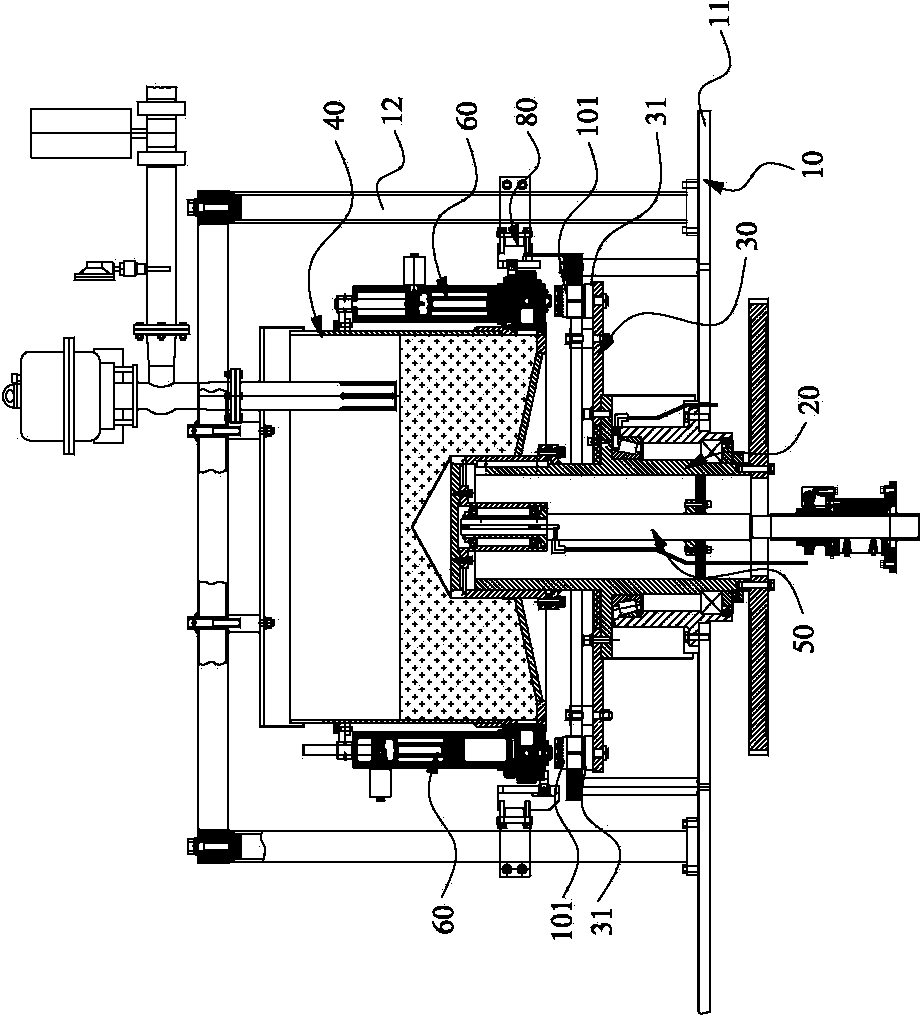 Viscous material quantitative filling machine