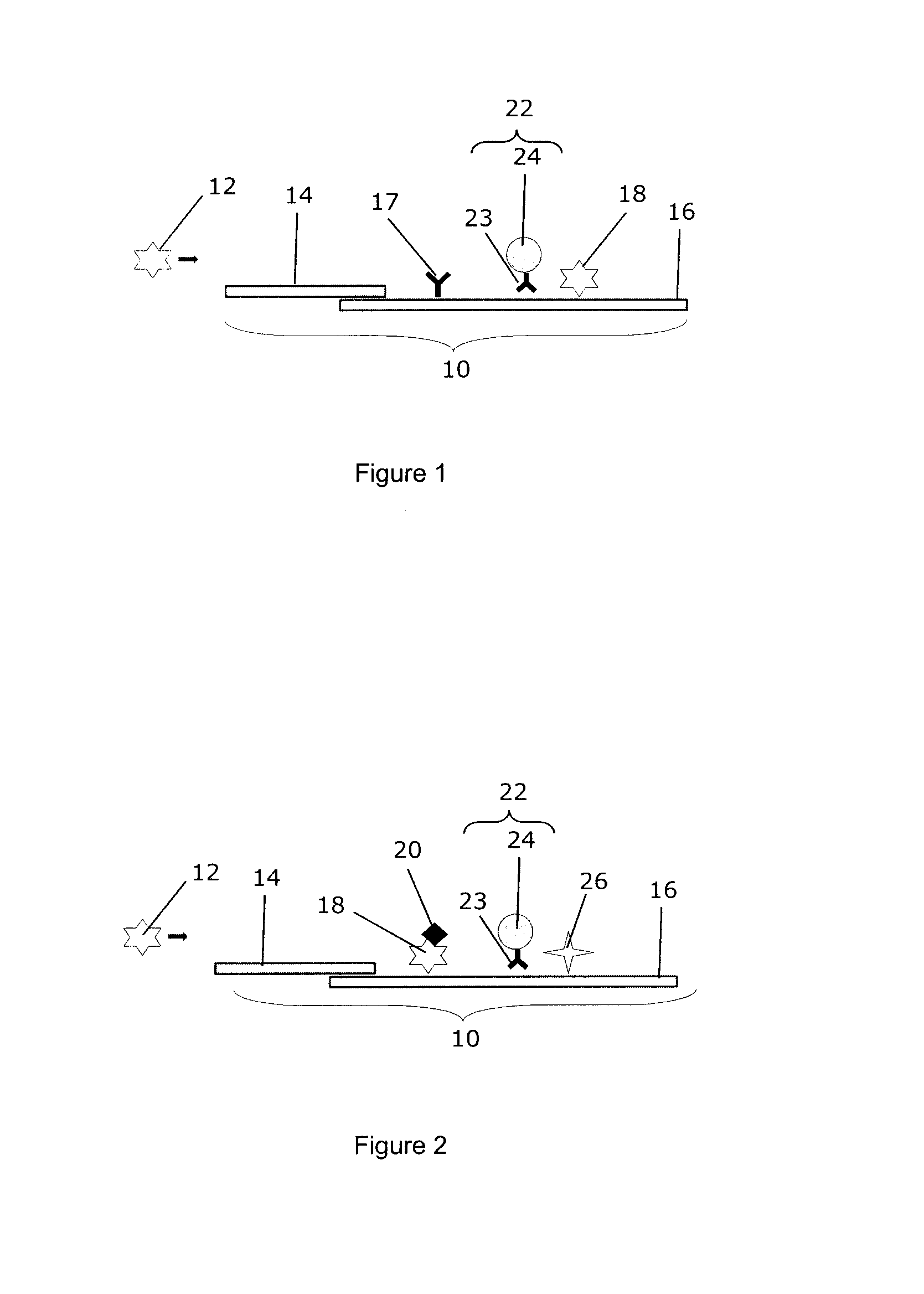 Solid support and method for detecting an analyte in a sample