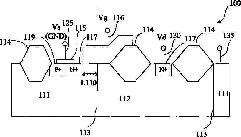 LDMOS (Laterally Diffused Metal Oxide Semiconductor) transistor, semiconductor device and manufacture method thereof