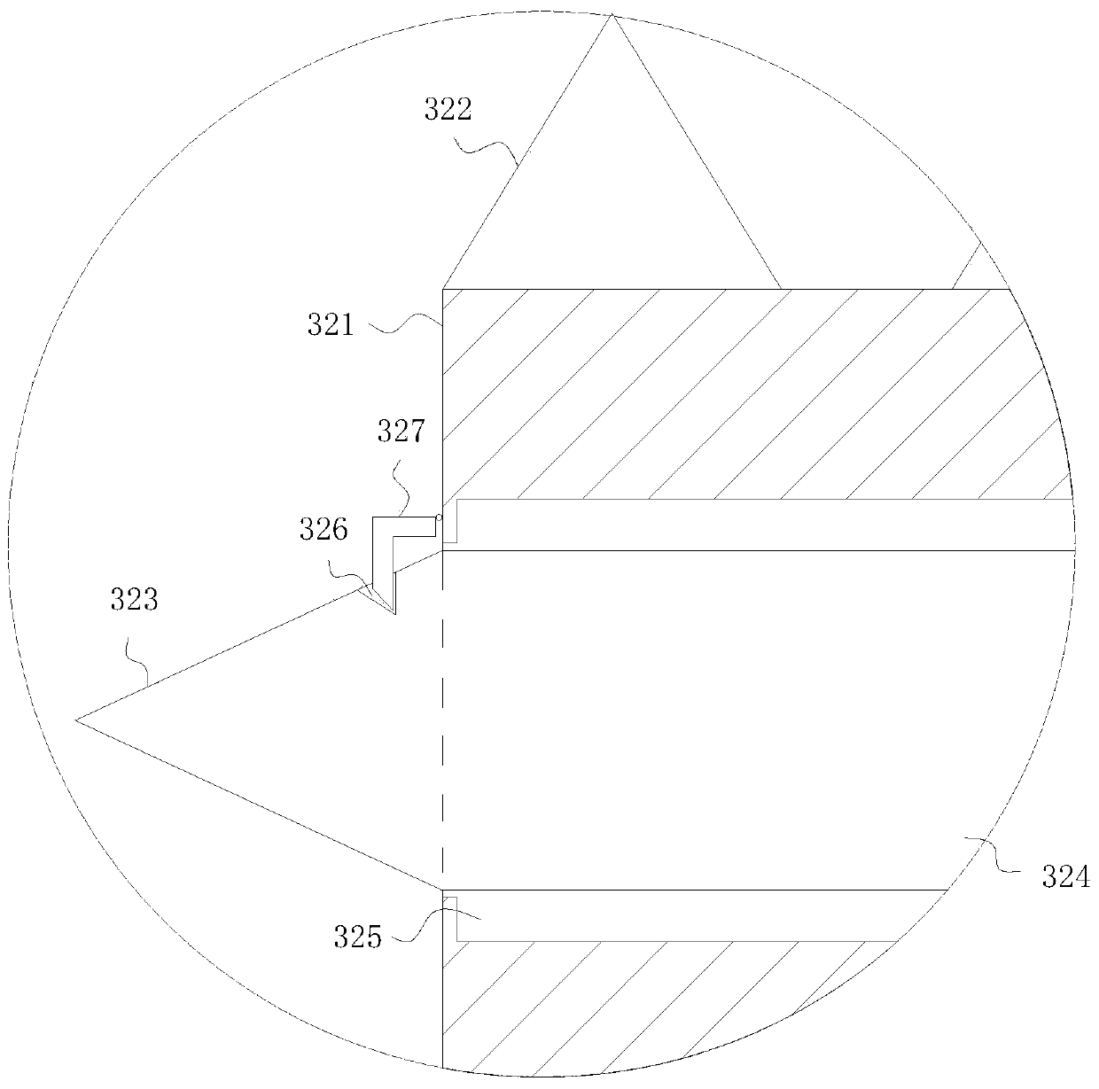 Agricultural product pesticide residue detection device