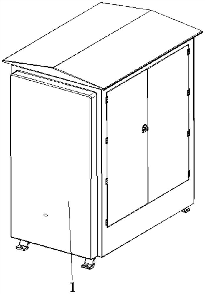 Industrial automatic control system cabinet