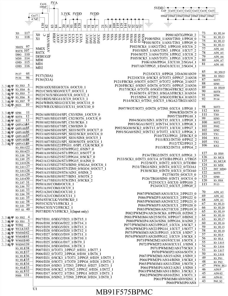 Automobile instrument detection circuit, automobile instrument detection system and automobile instrument detection method