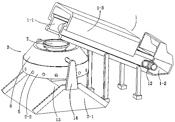 Agricultural biomass straw briquetting device