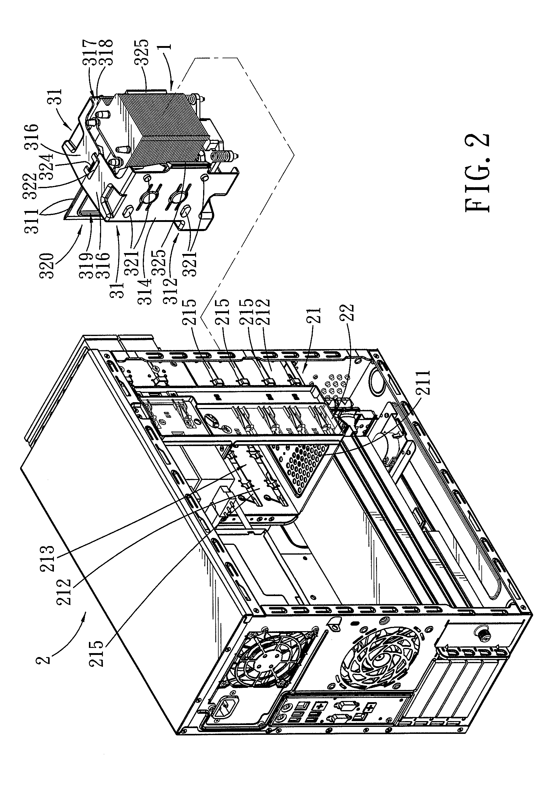 Package and assembly having a computer housing, an article, and the package