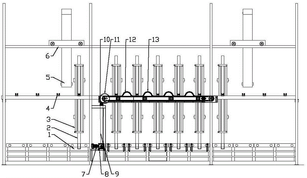 Electroplating workpiece conveying mechanism