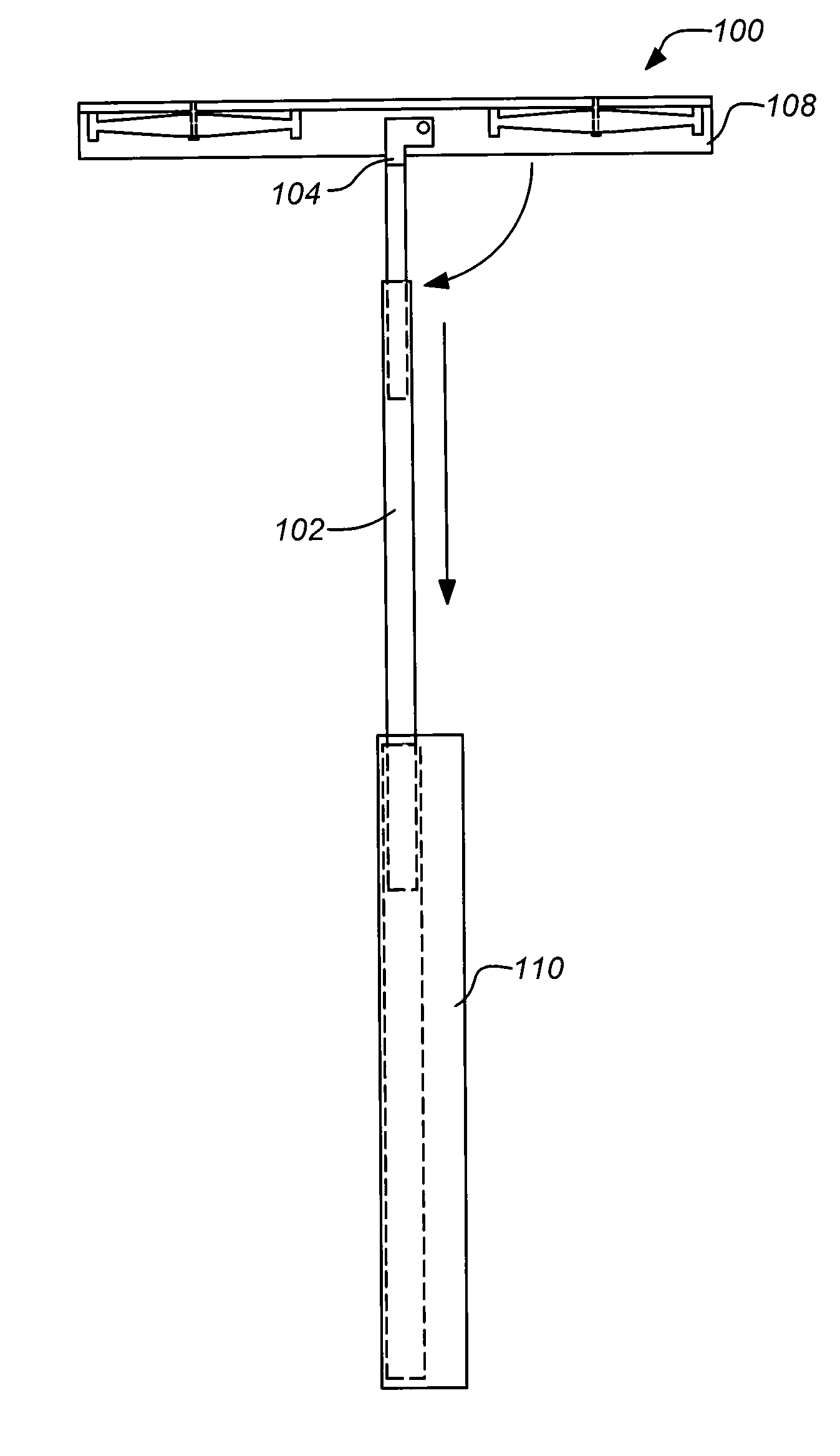 Compact collapsible squeegee