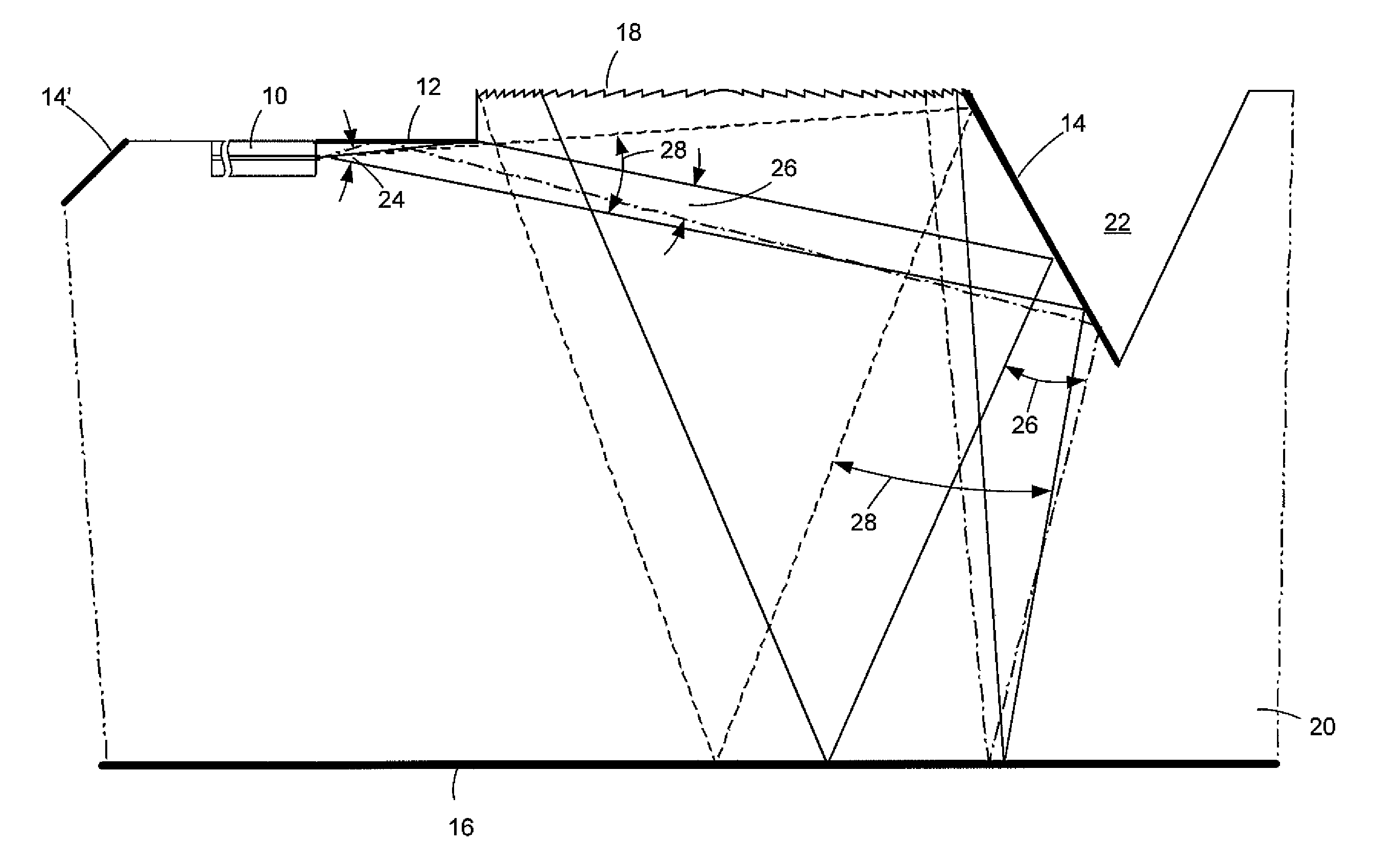 Integrated laser-diffractive lens device