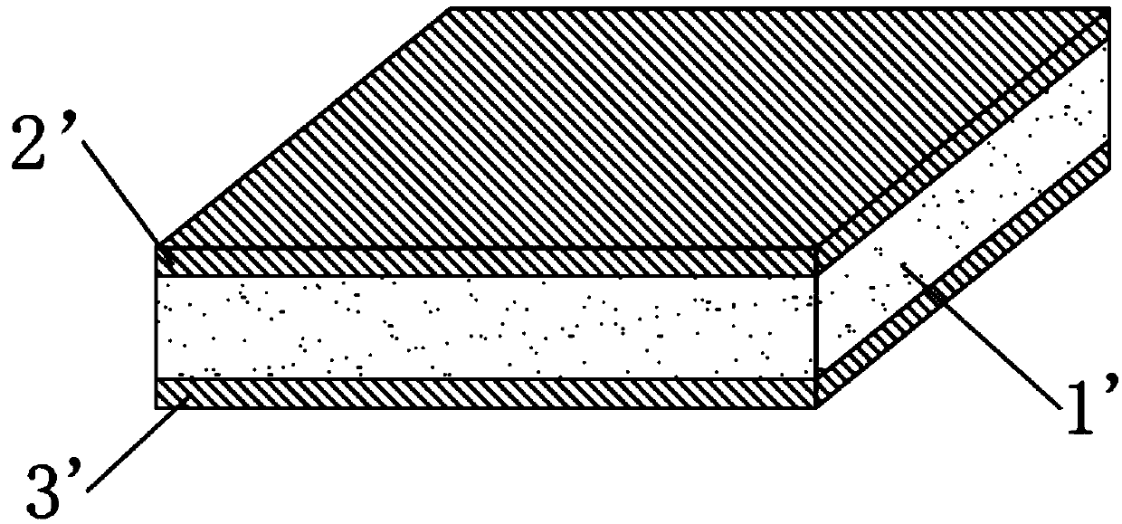 Highly reliable double-sided heterogeneous composite electrode chip capacitor