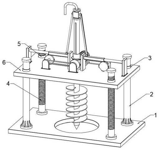 Drilling water taking device for underground water pollution prevention and curing