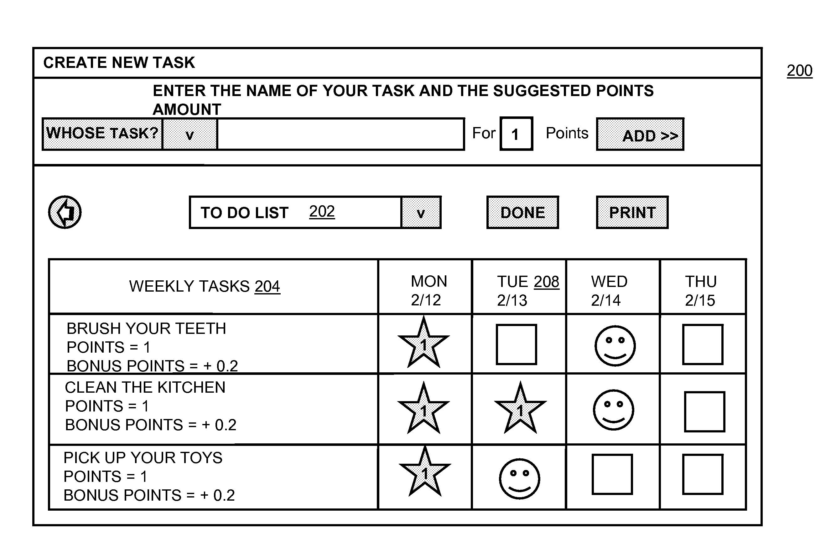 Systems and methods of managing tasks assigned to an individual