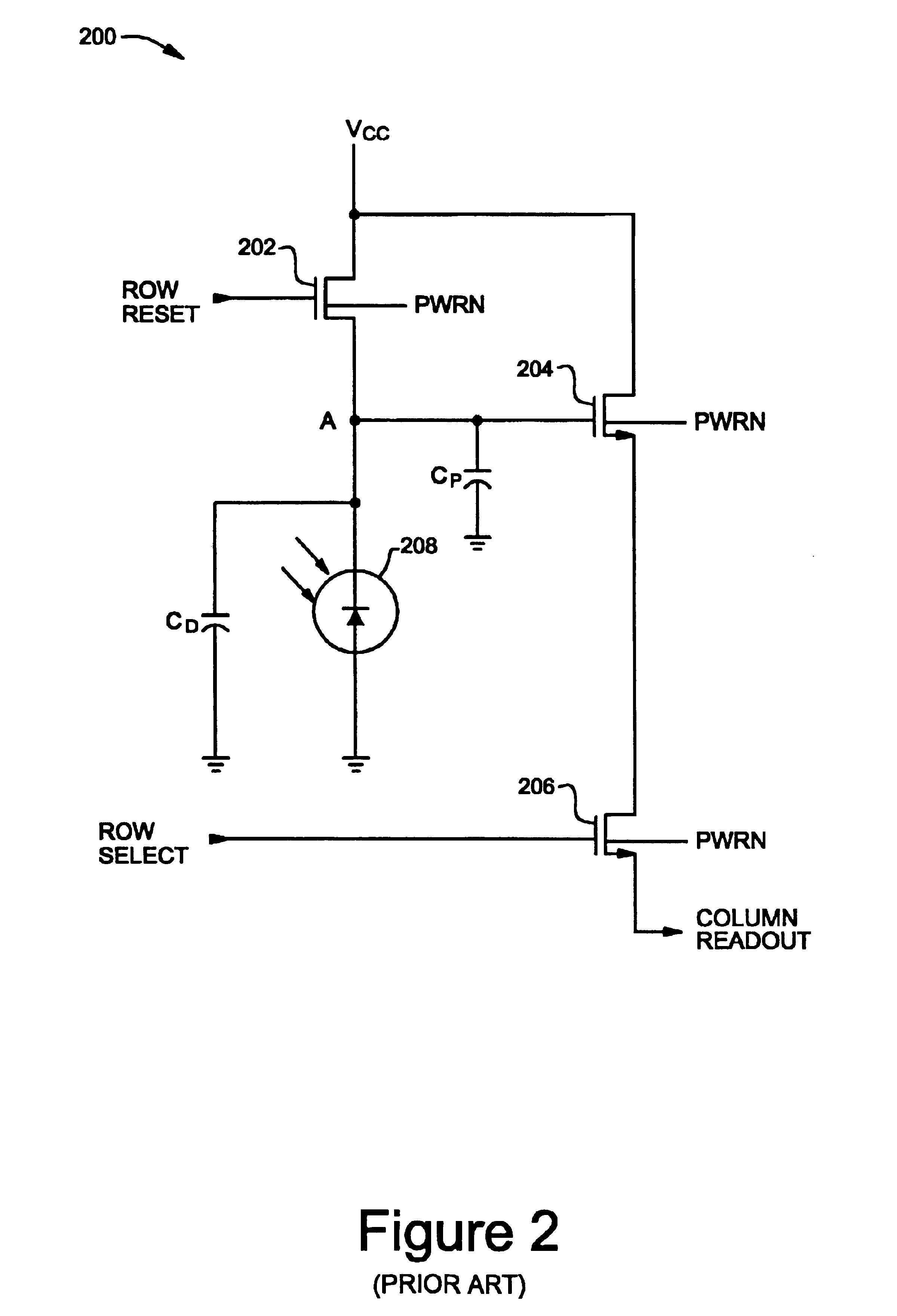 High voltage reset method for increasing the dynamic range of a CMOS image sensor