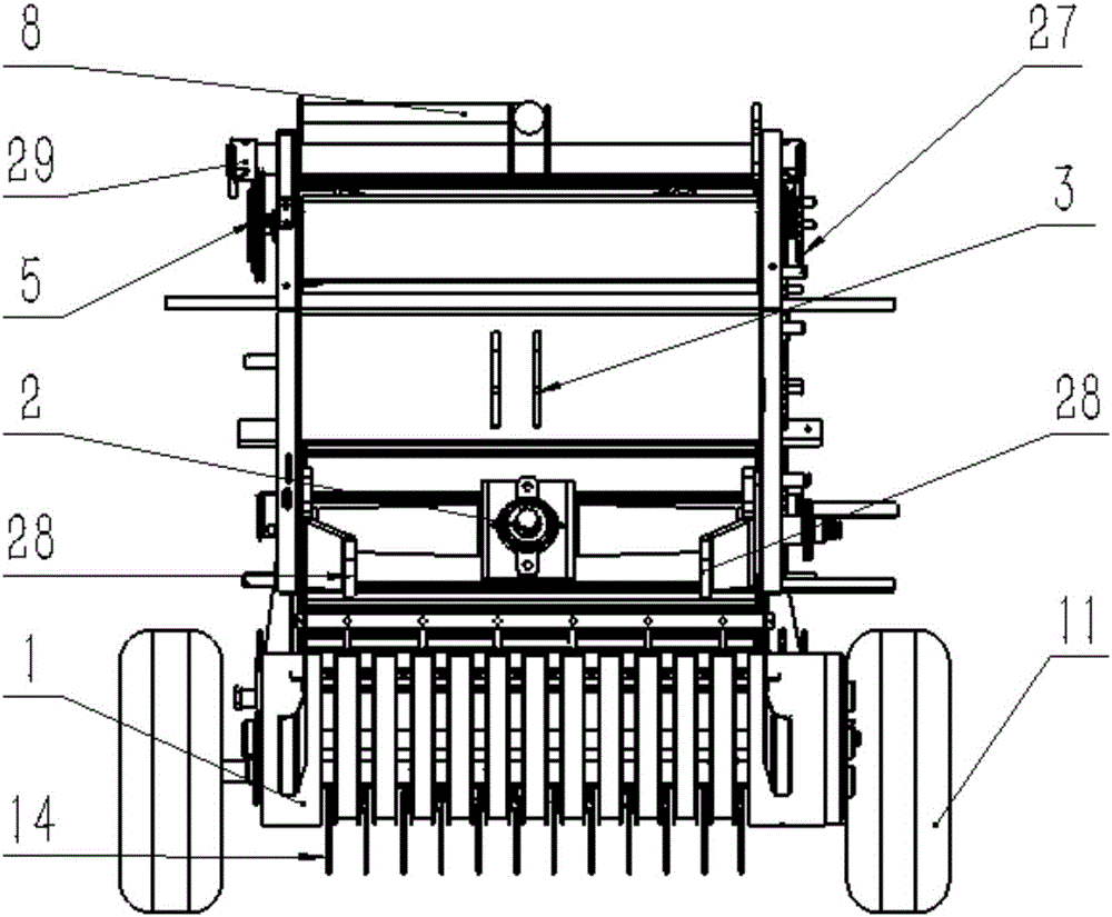 Round silage bale bundling machine