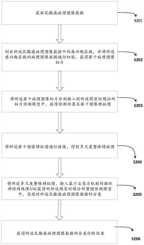 Computer-assisted breast cancer pathological image diagnosis method based on artificial intelligence