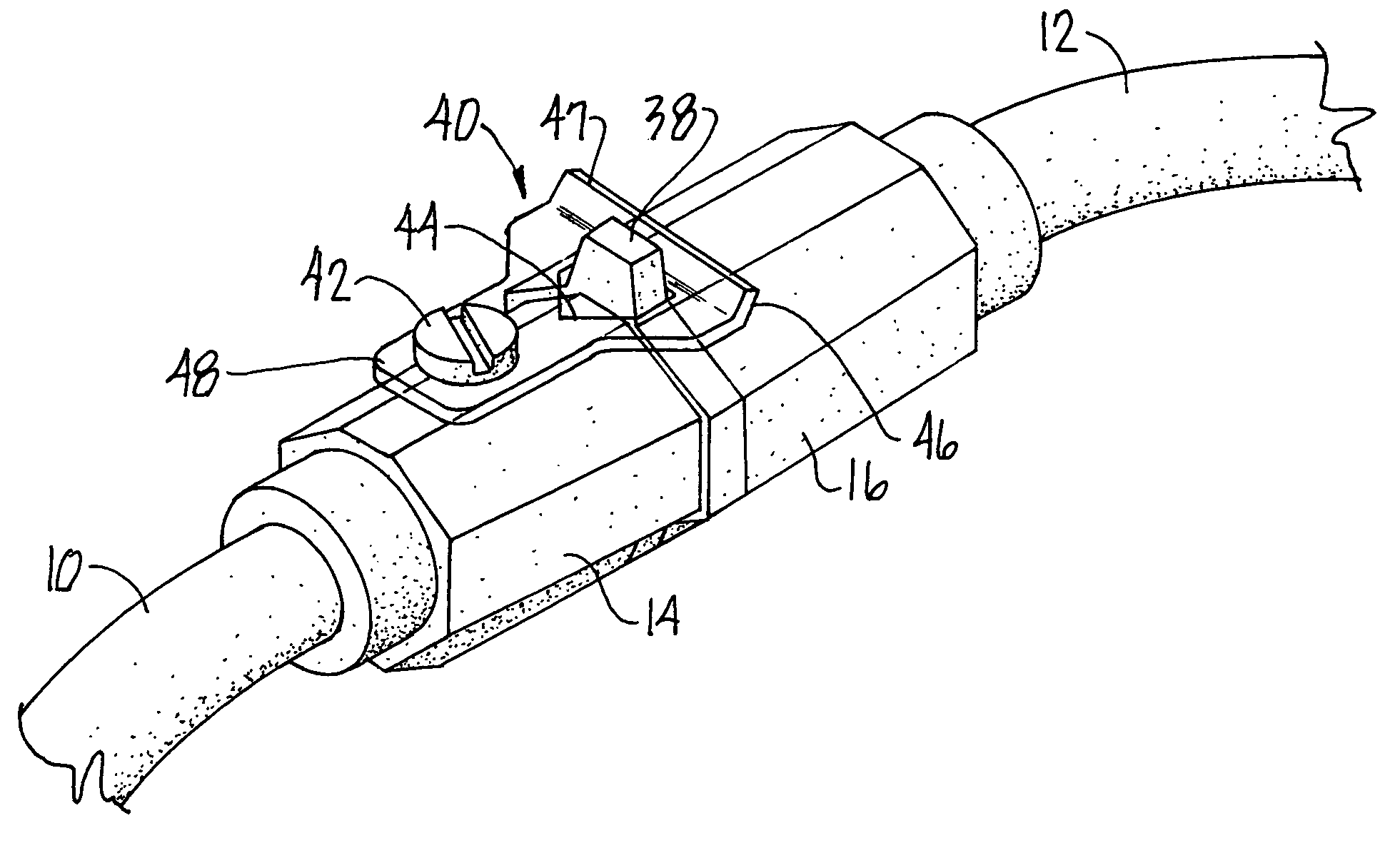 Electrical cord locking connector