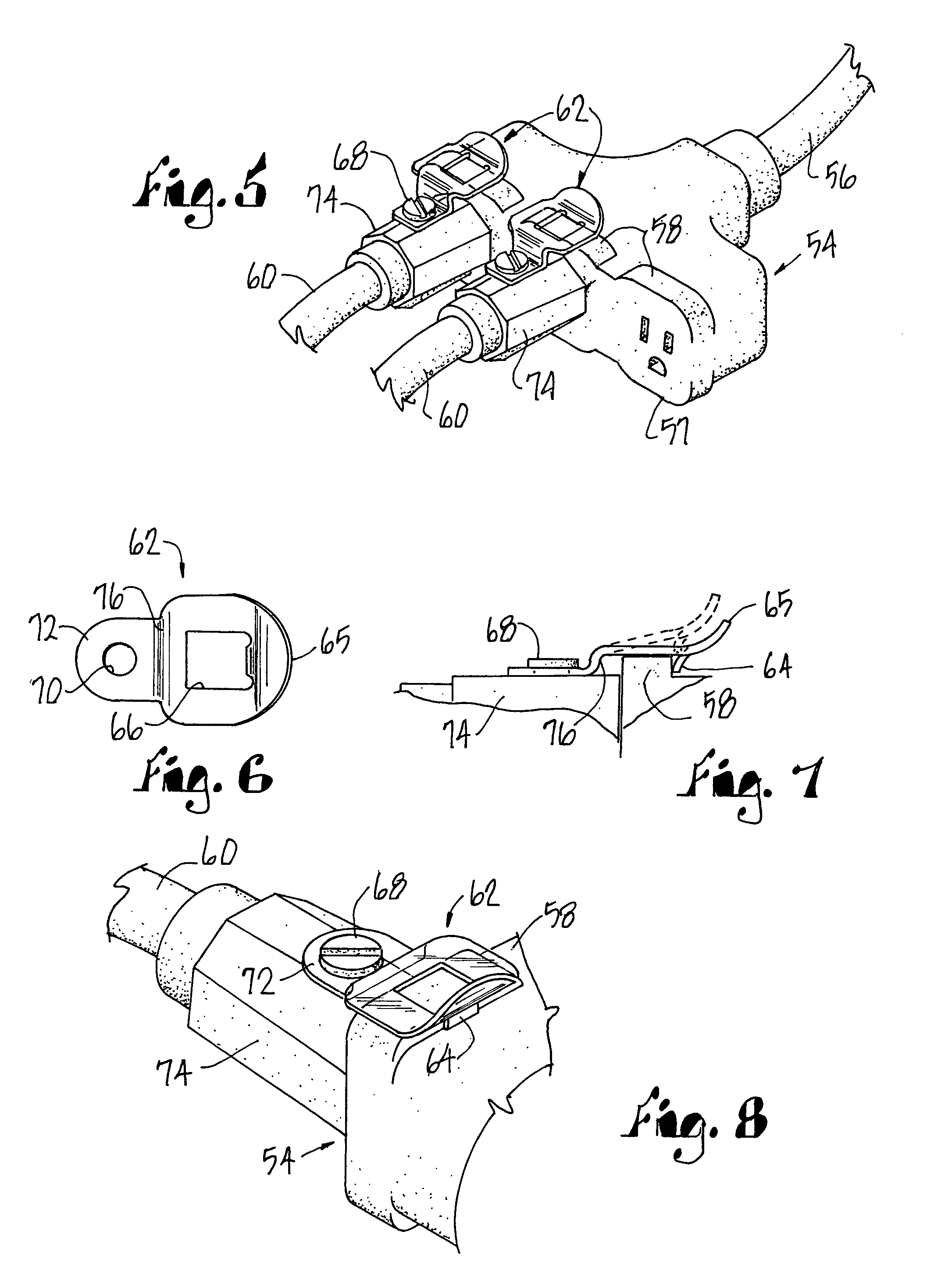 Electrical cord locking connector