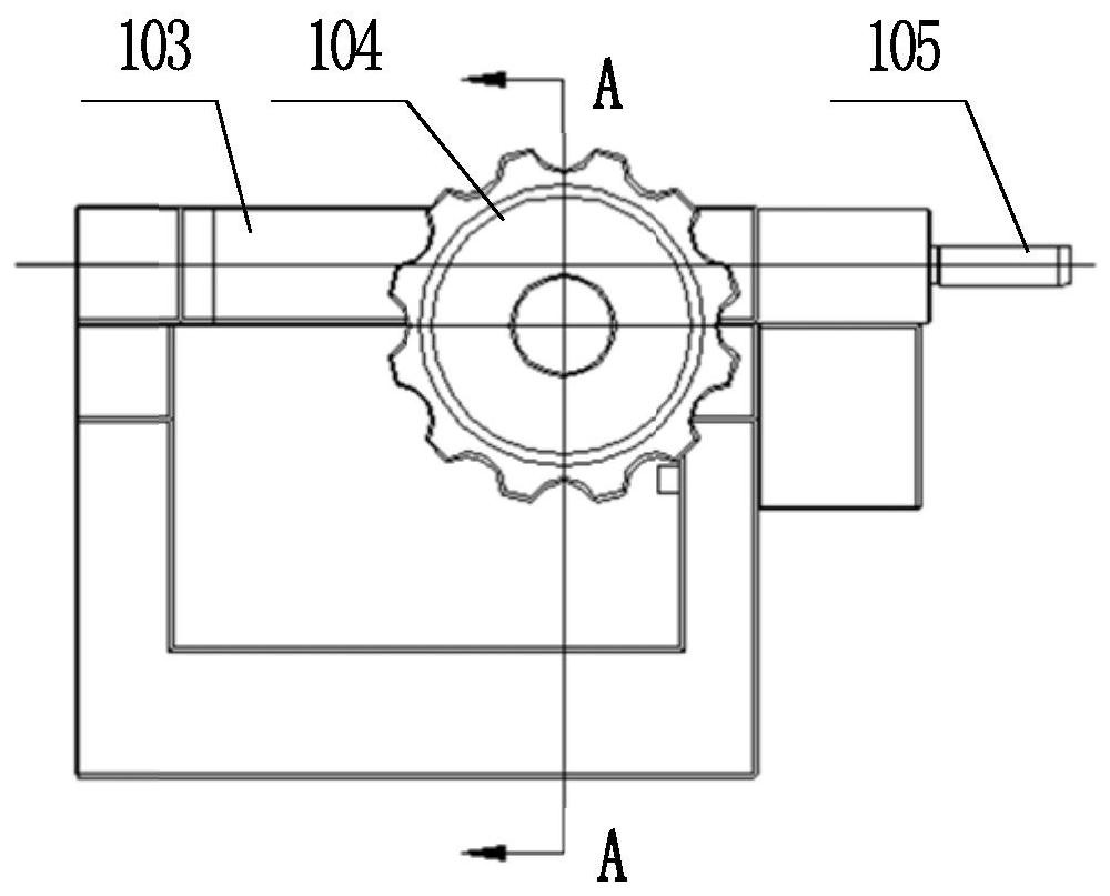 Stepping positioning device for camshaft gear and phase positioning pin of signal disc