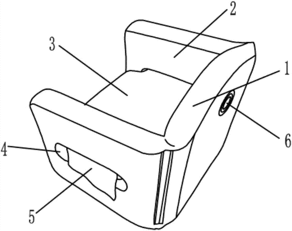 Foldable wire-drawing inflatable sofa