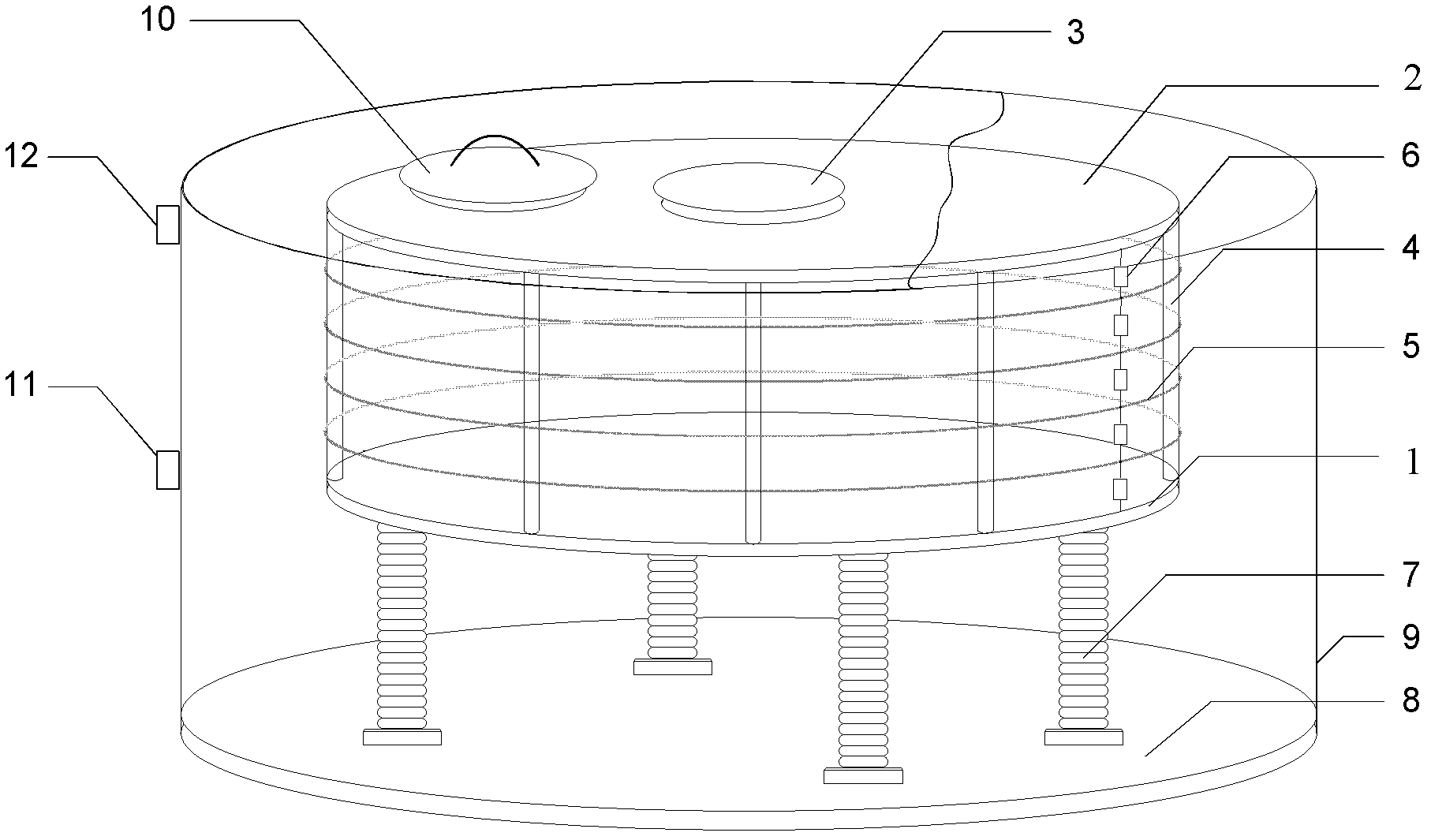 Atmospheric electric field calibration system with high precision and wide range