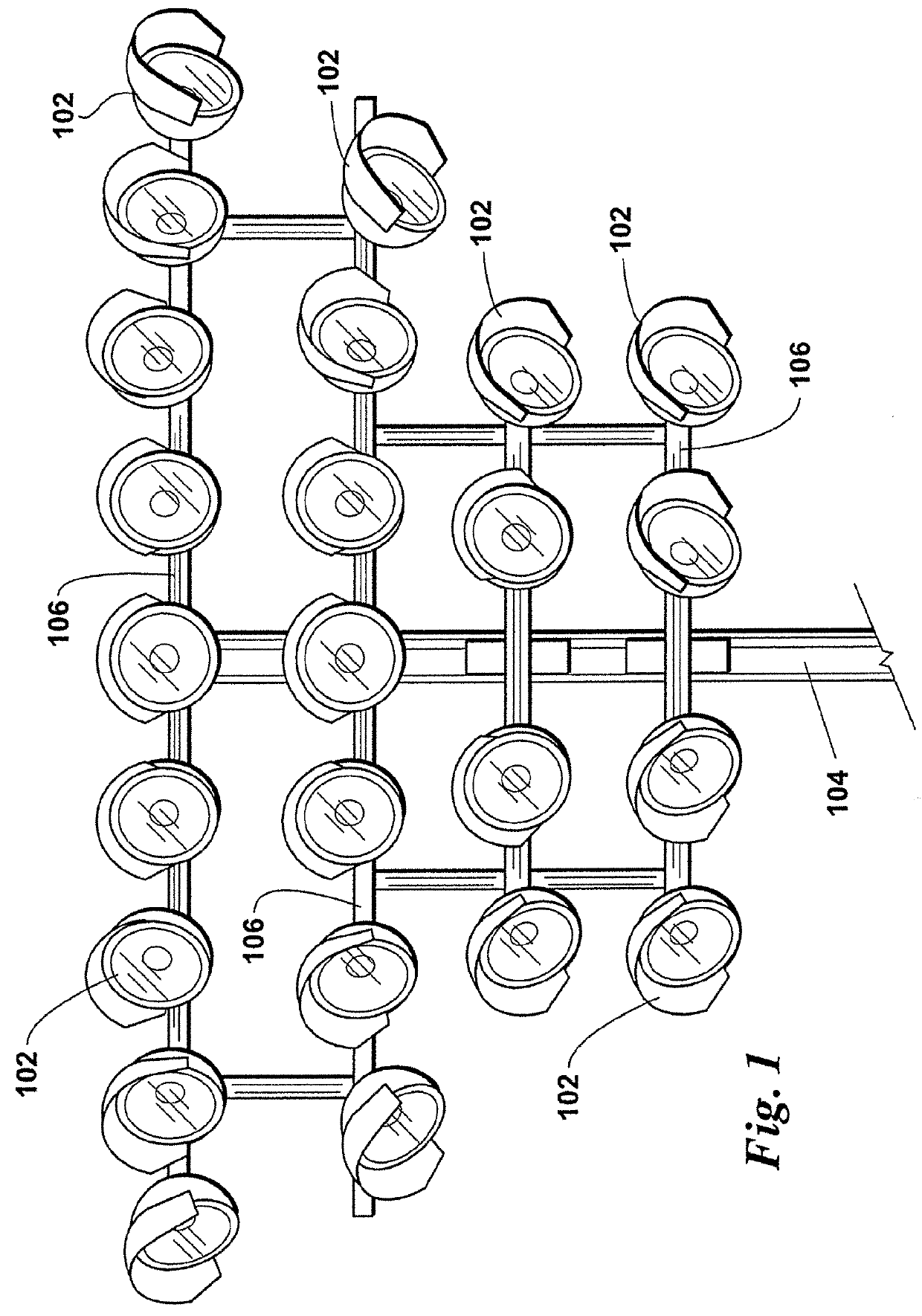 LED venue lighting system with first and second housing having an air passage therebetween