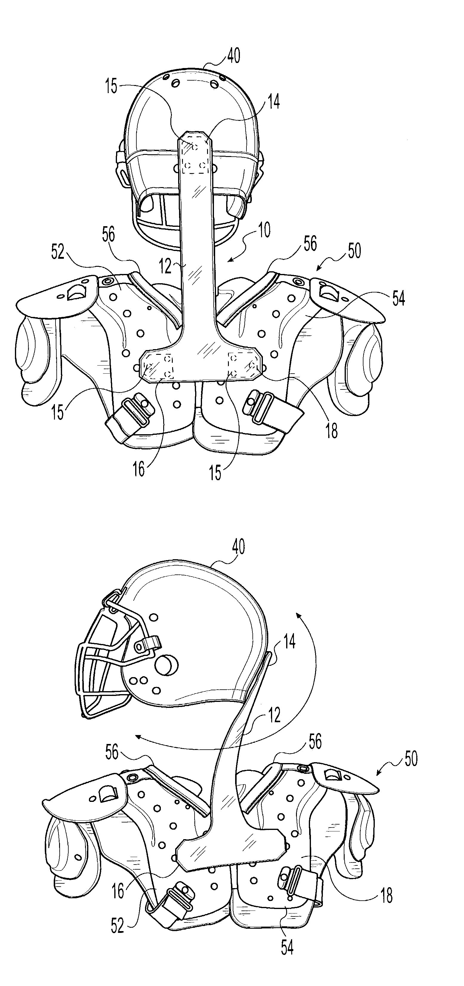 Training device for football