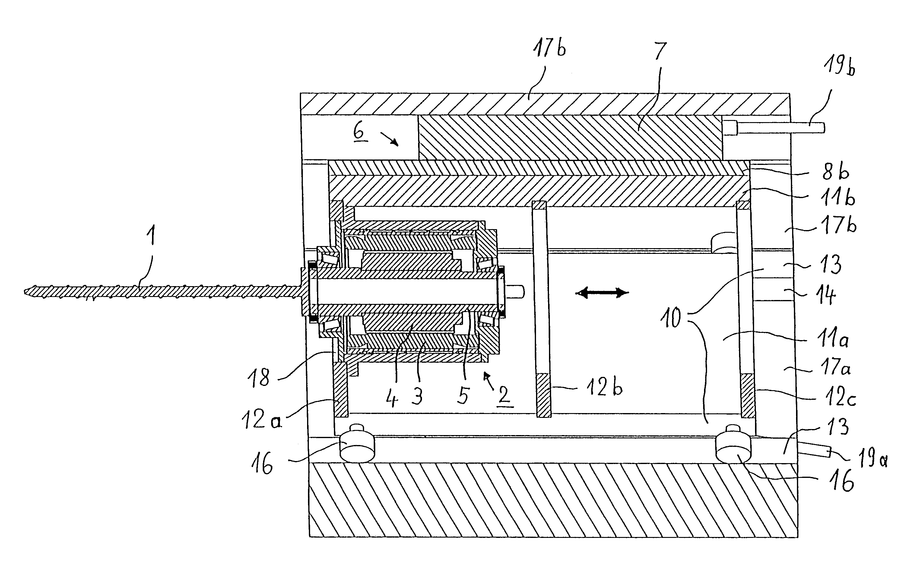 Injection unit for an injection moulding machine