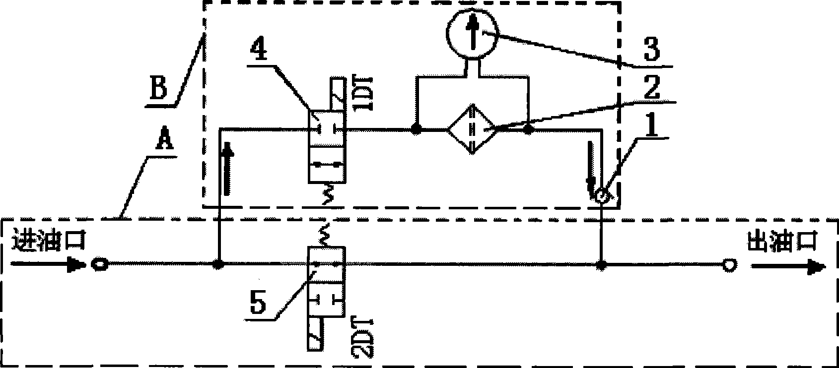 Oil liquid pollution monitoring, cleaning and filtrating apparatus for embedded hydraulic power system