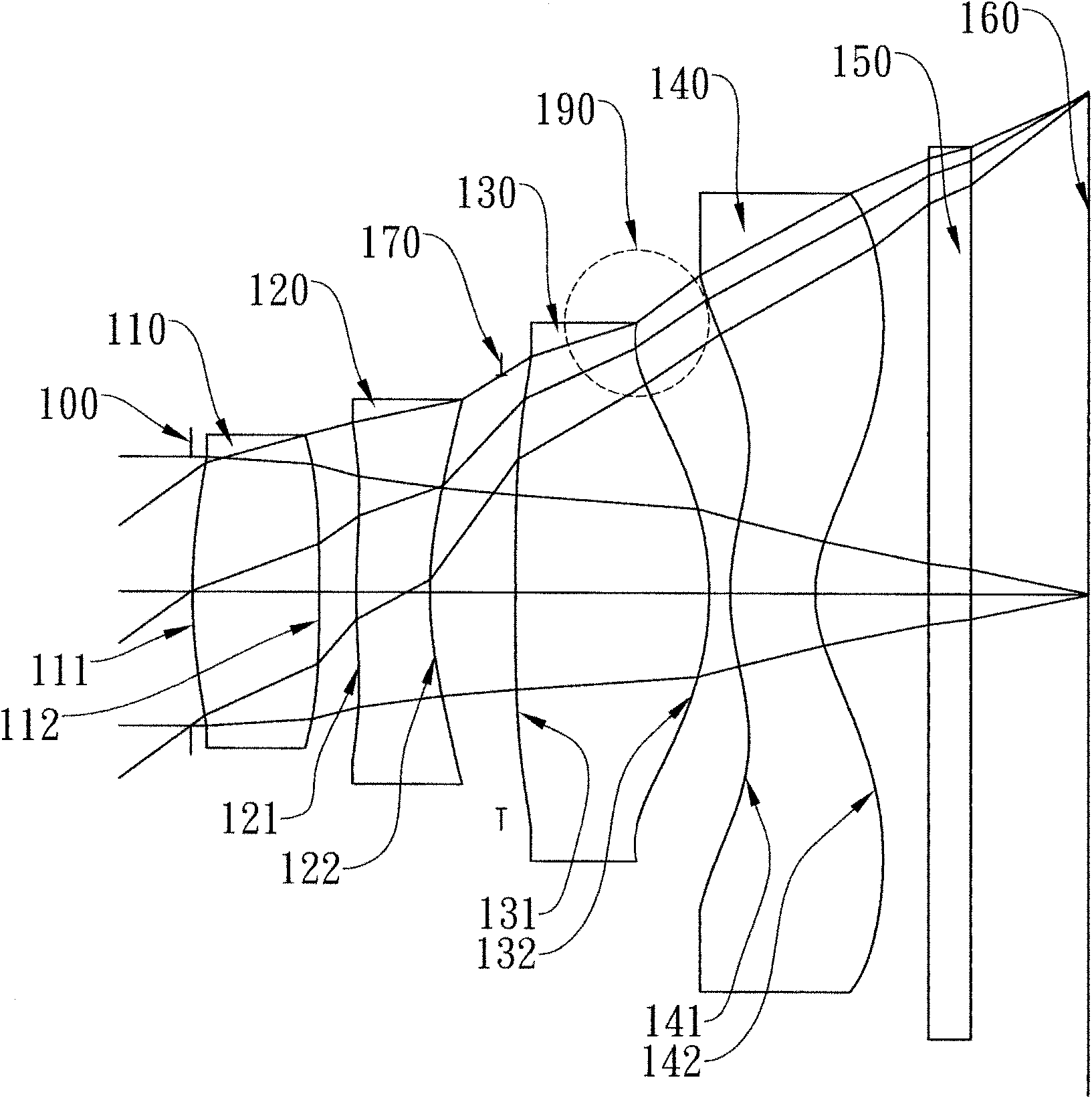 Optical image acquiring lens group