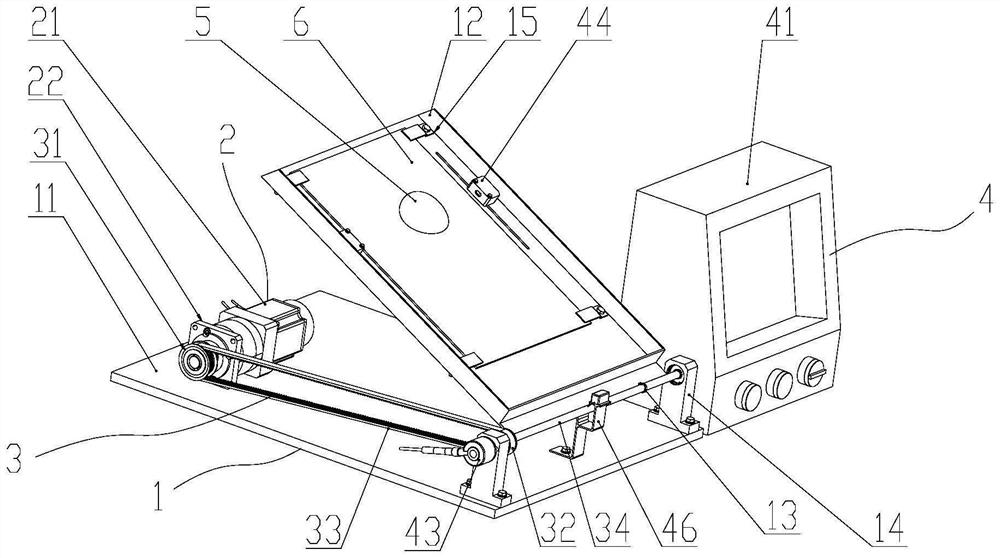 Automatic detection test device and method for static friction coefficient of crop grains