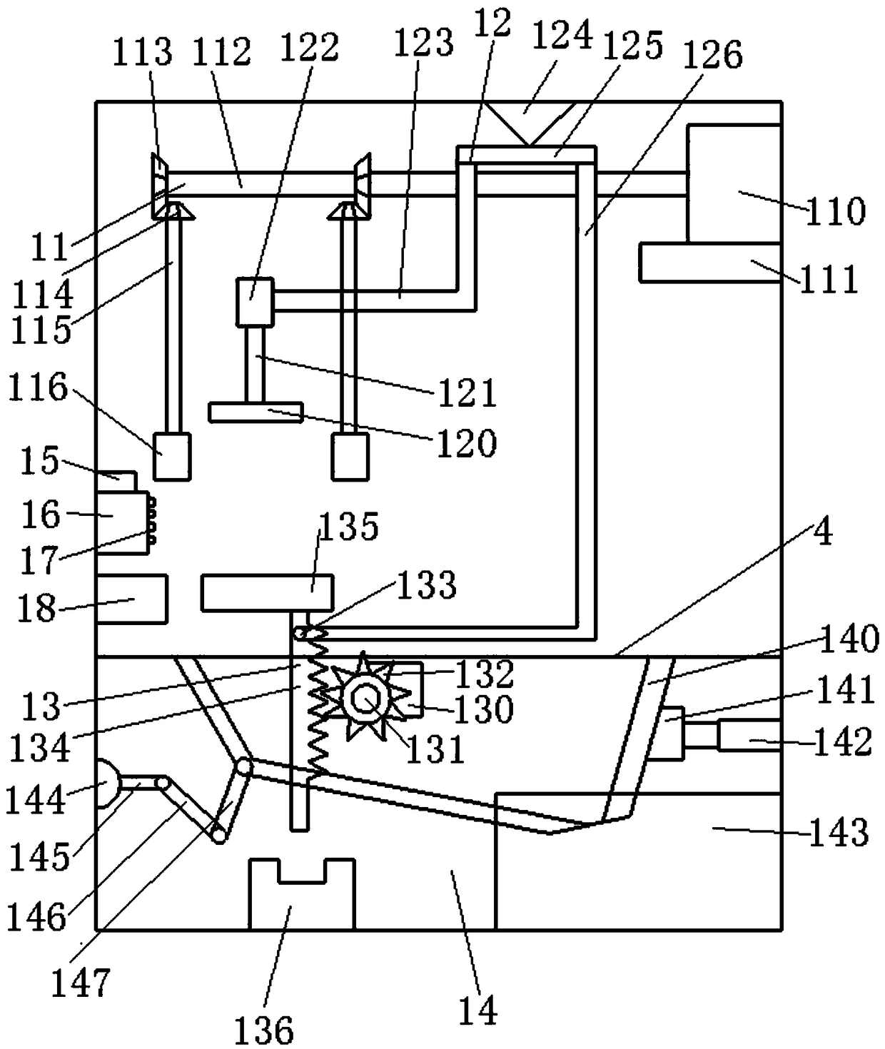 Grinding device for grinding glass end surface