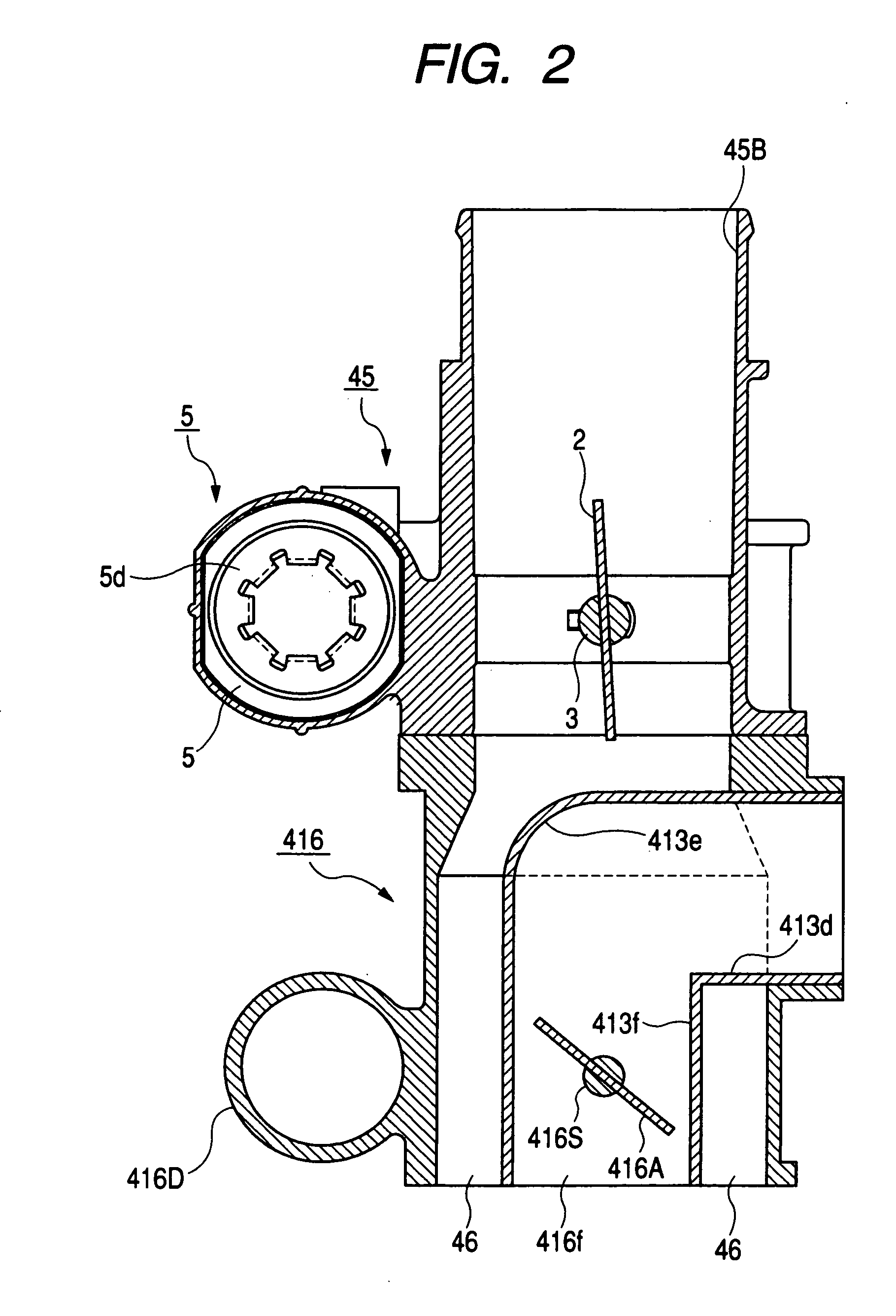 Electronic EGR gas control system