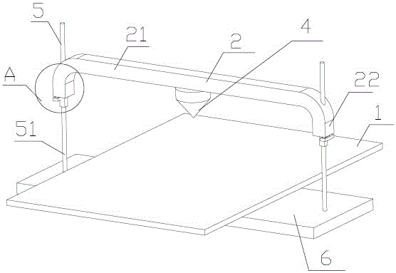 Applicable device and method for 3D printer to automatically identify initial position of curved surface