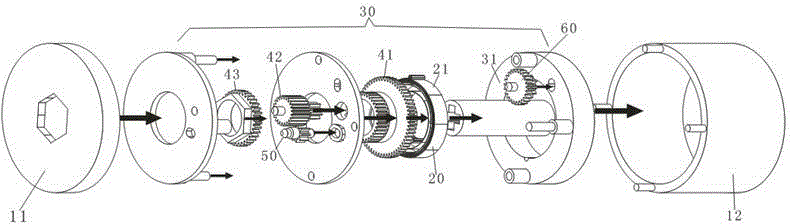 Wheel body with power source arranged internally and method for internally arranging power source of wheel body