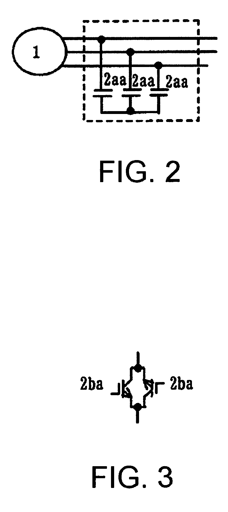 AC motor driving circuit and electric car driving circuit