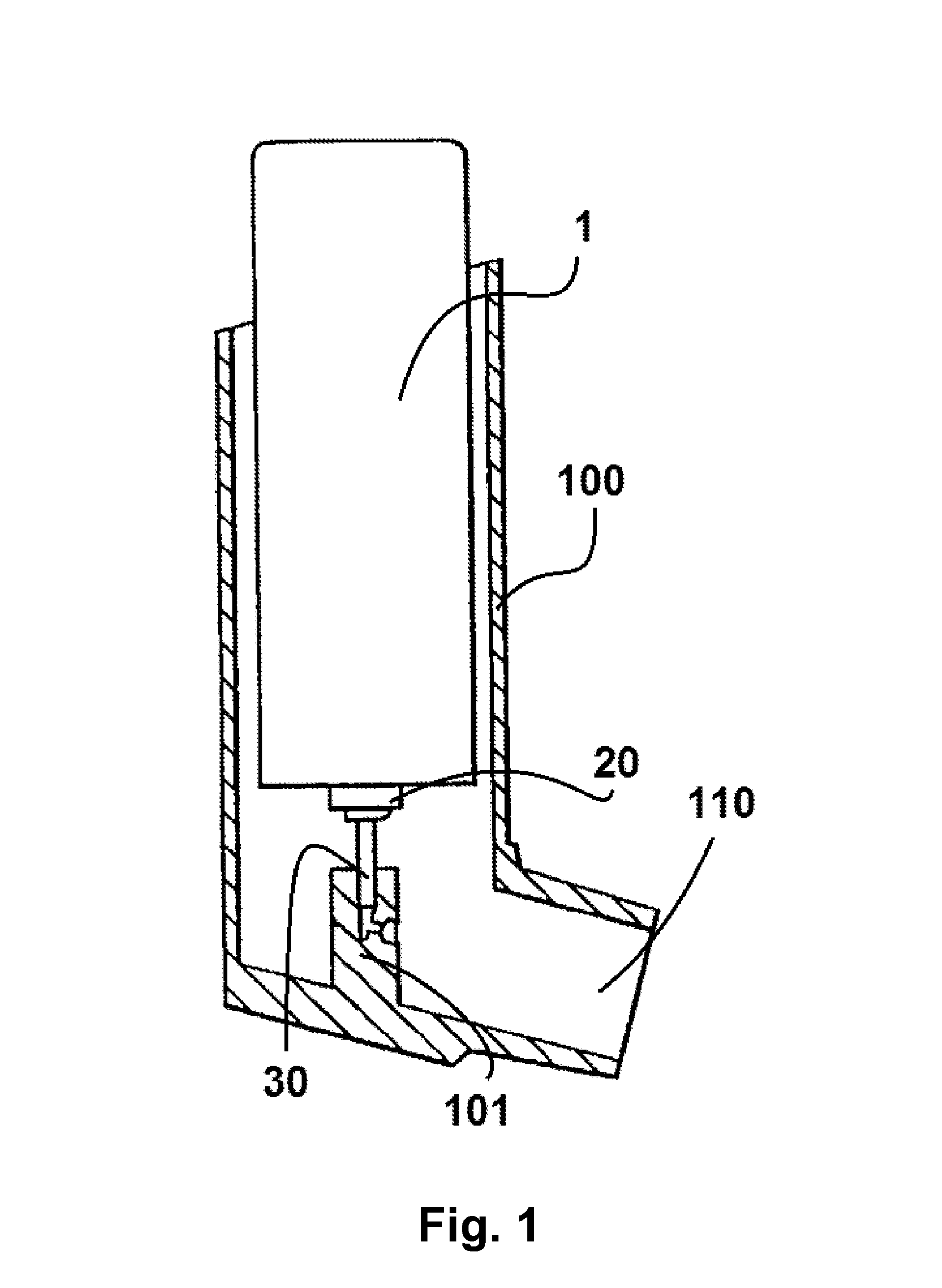 Fluid dispenser device