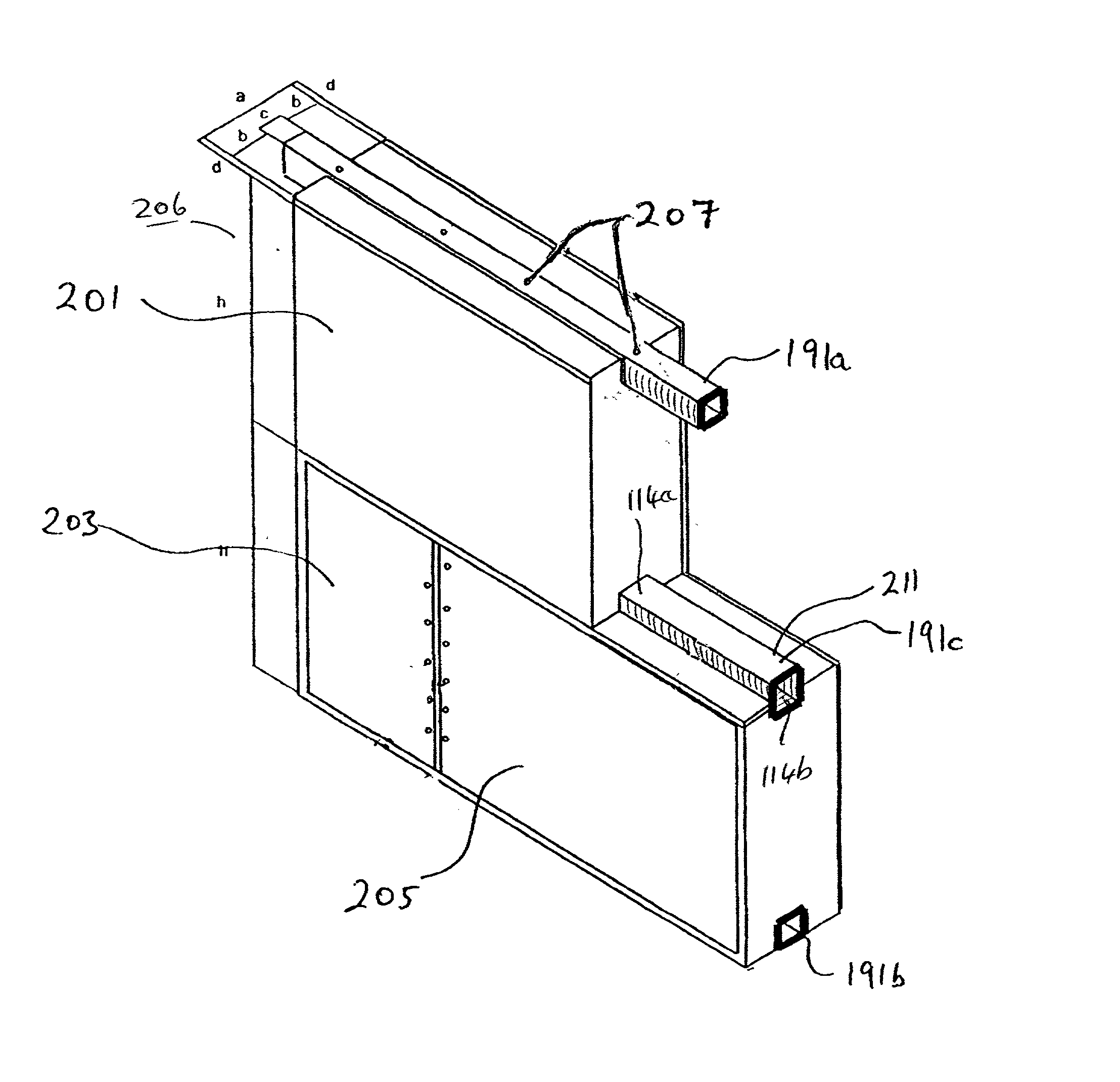 Modular wall segments and method of making such segments