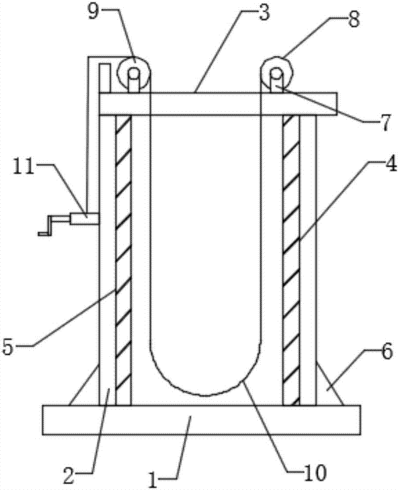 Glass window blind with gap size adjusting function