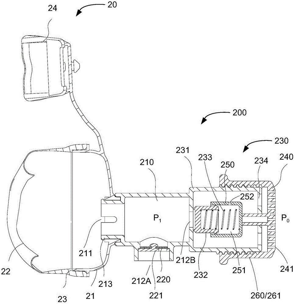 Ventilation control device and breathing mask equipment with same