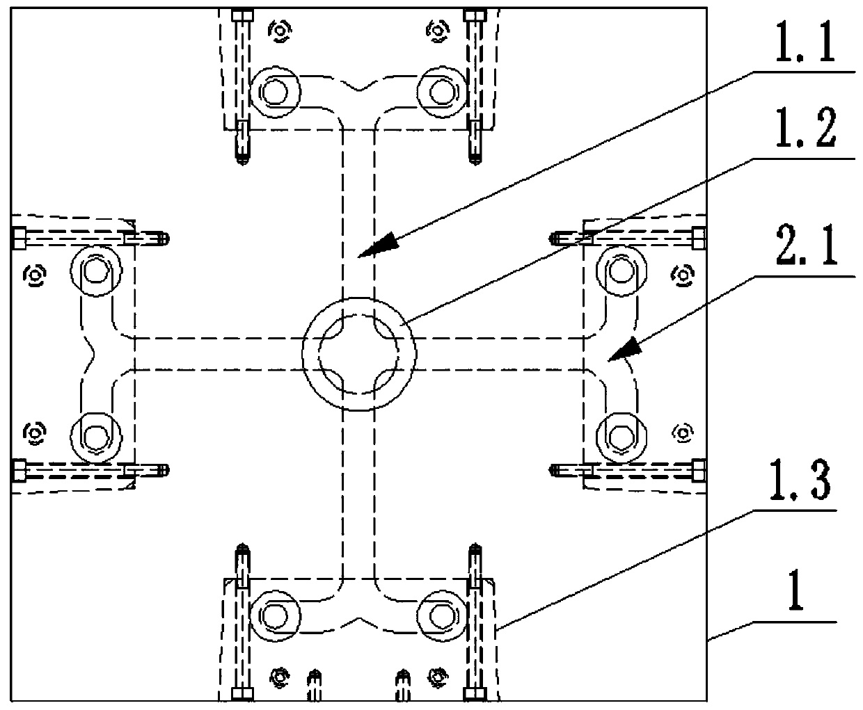 Hot runner system applied to heat-sensitive injection molding material, and application method of hot runner system