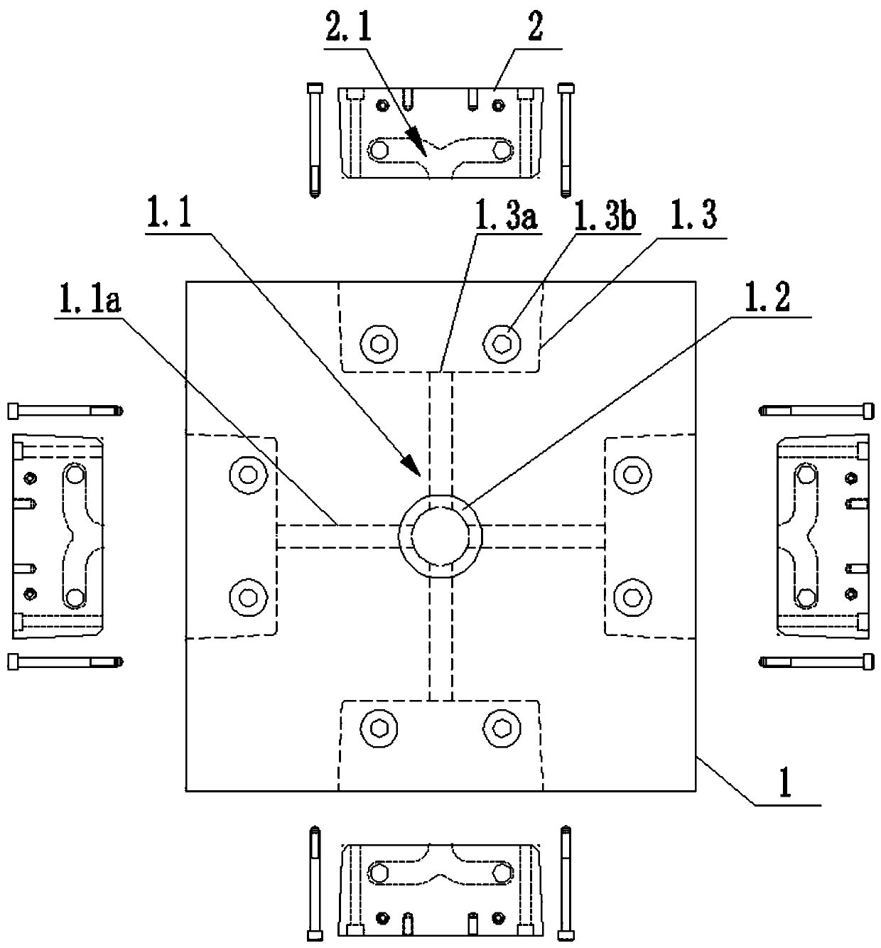 Hot runner system applied to heat-sensitive injection molding material, and application method of hot runner system