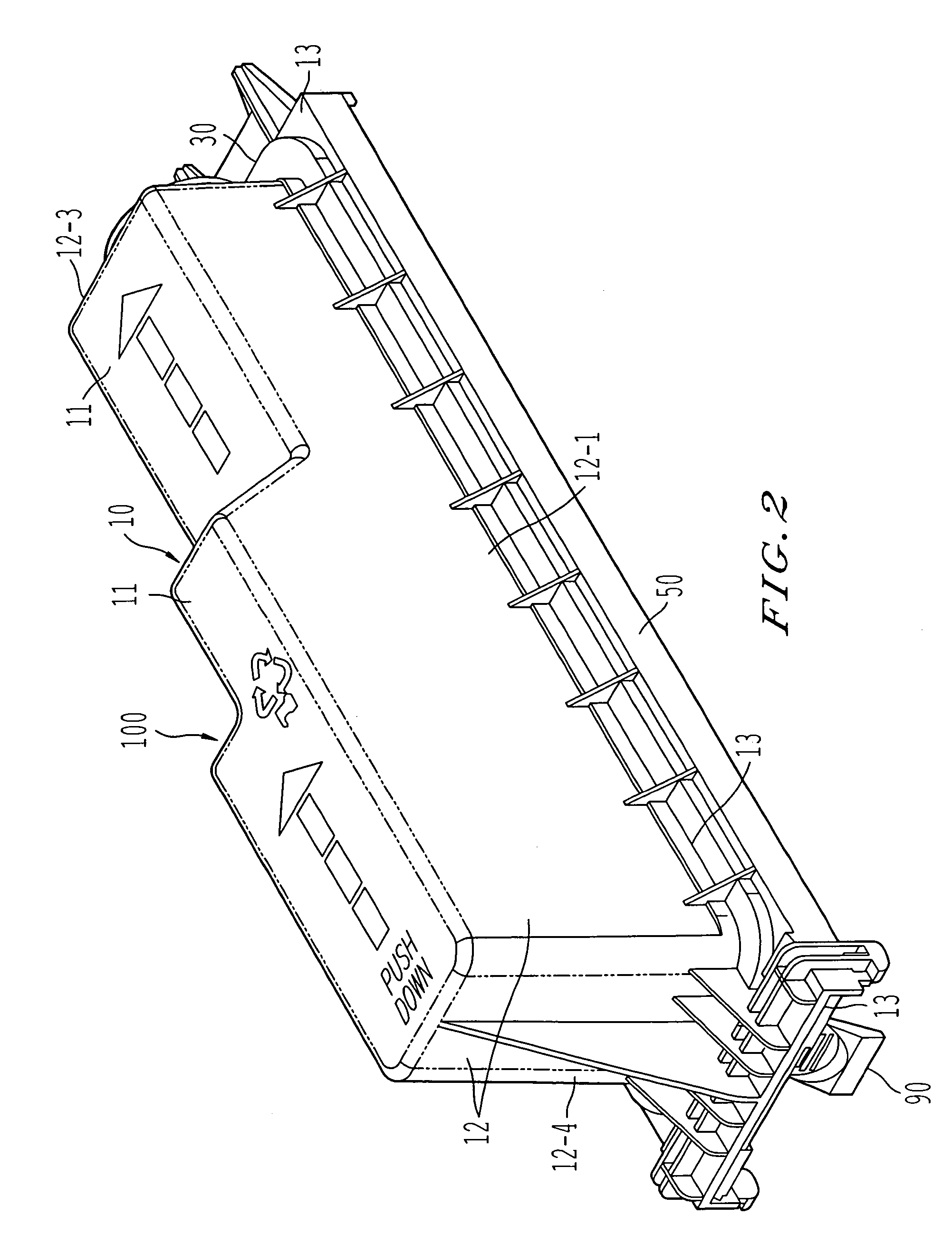 Developer cartridge including sealing gasket