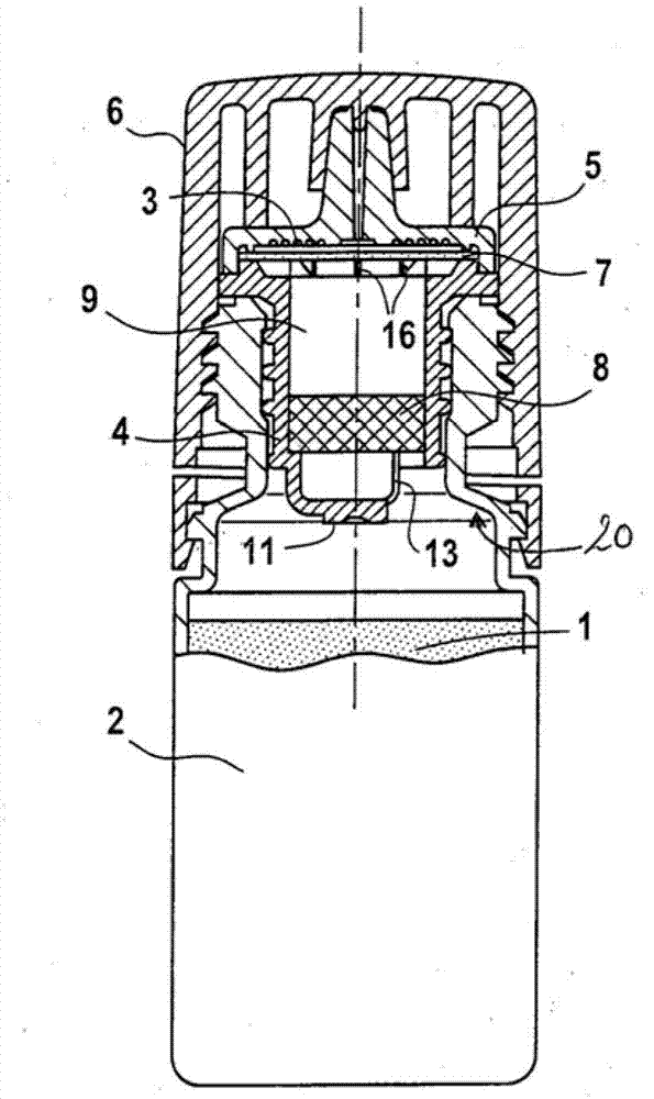 Vial for packaging a liquid having a drip dispensing head