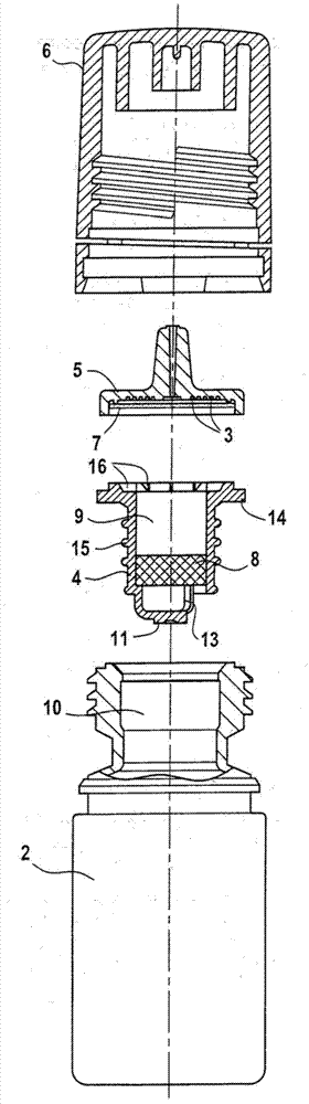 Vial for packaging a liquid having a drip dispensing head